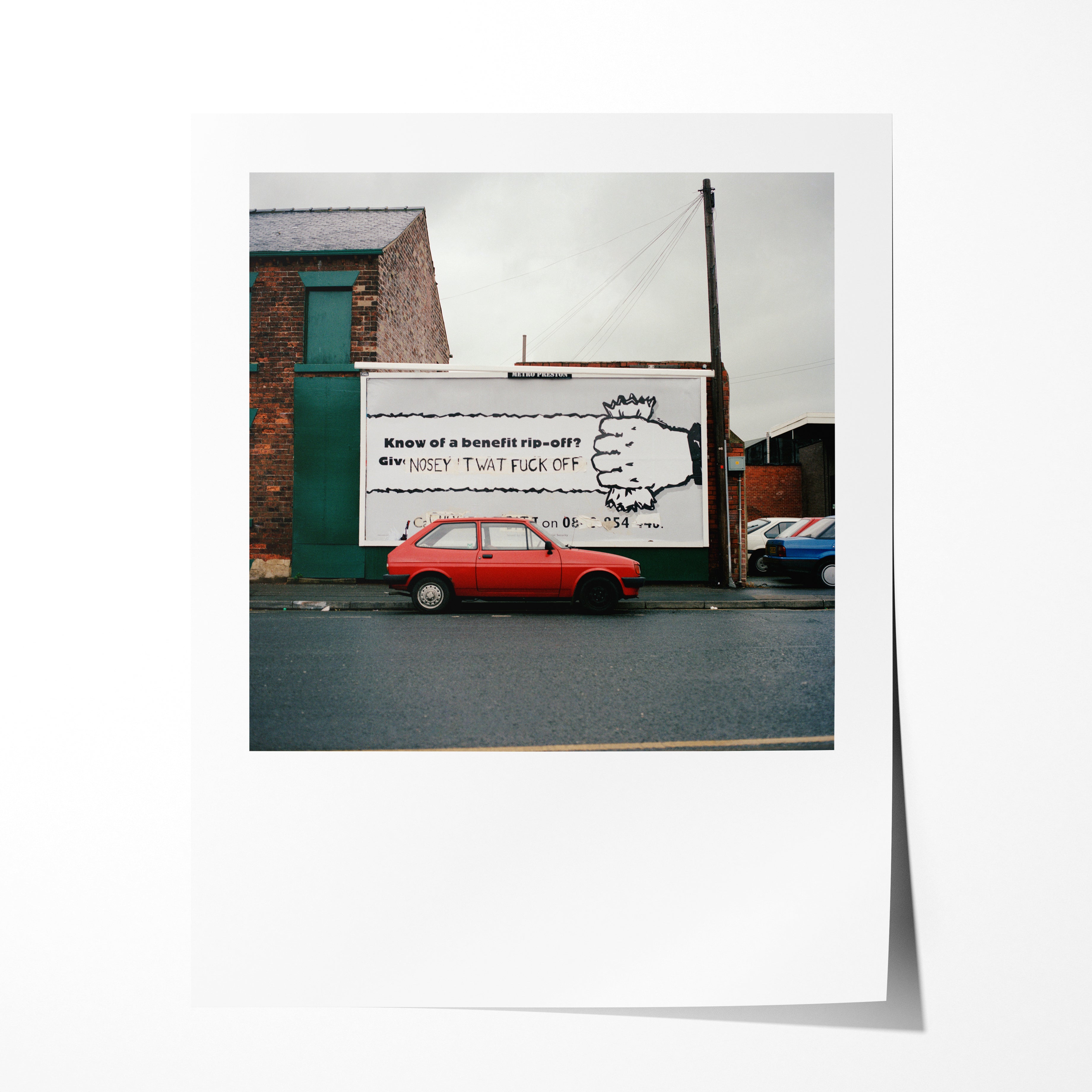 'Nosey T**t', Sackville Street, Leeds, 1980s