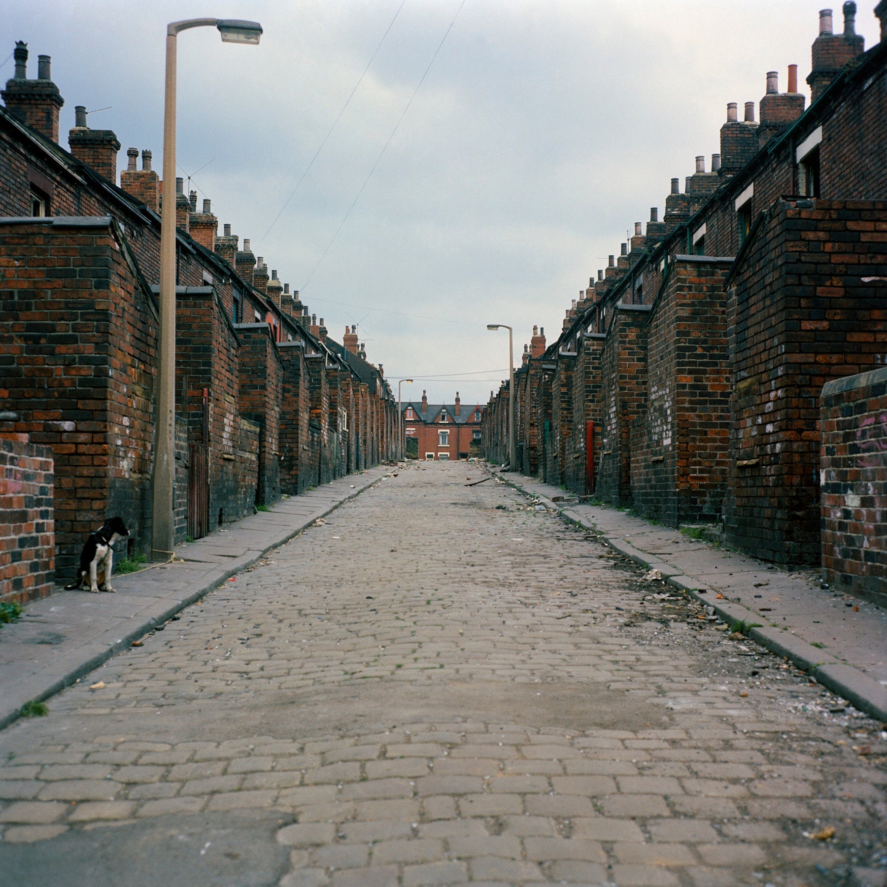 'Walking up to Armley Baths', Stanley View, Leeds, 1970s  - 7x9" Print