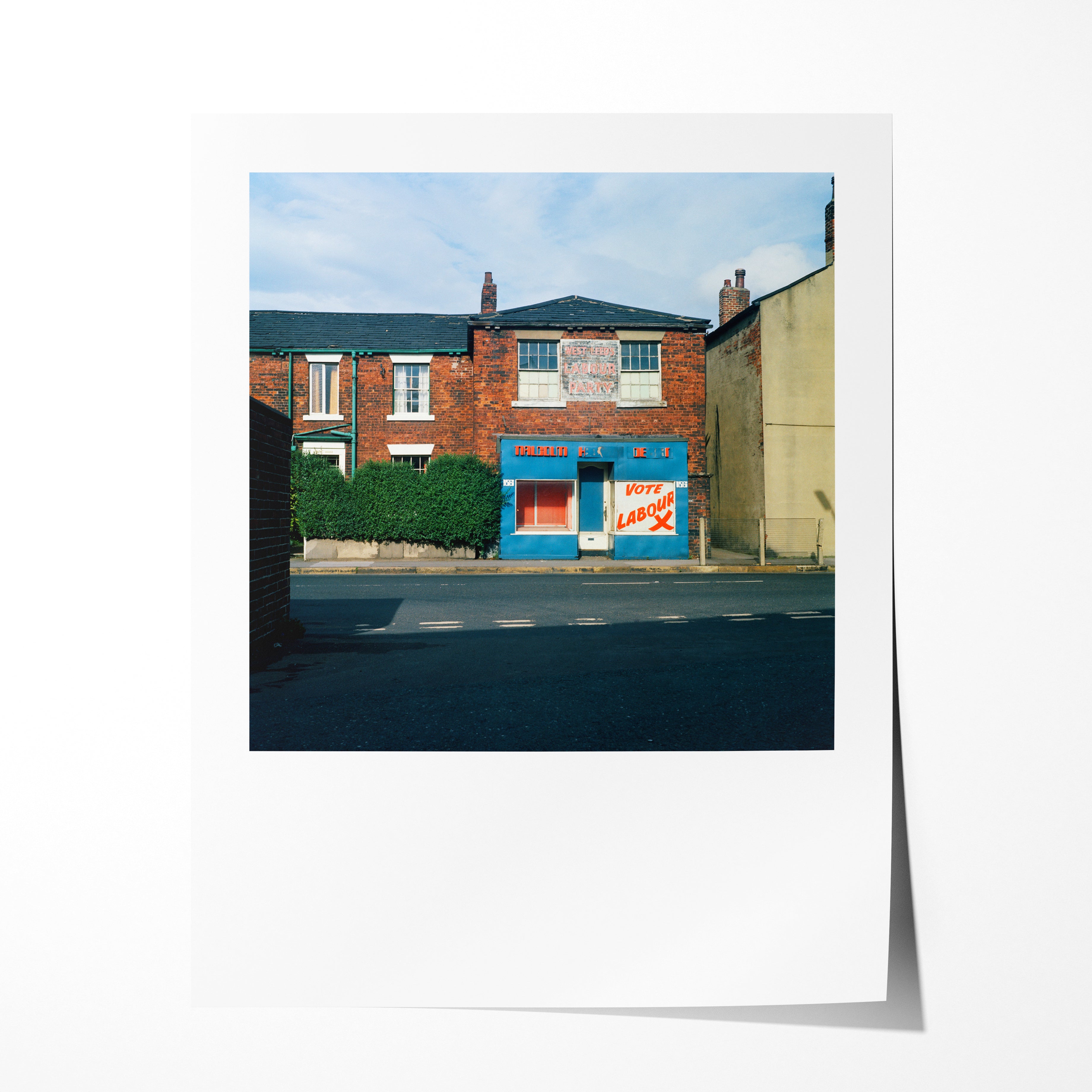 'Vote Labour', Upper Wortley Road, 1970s