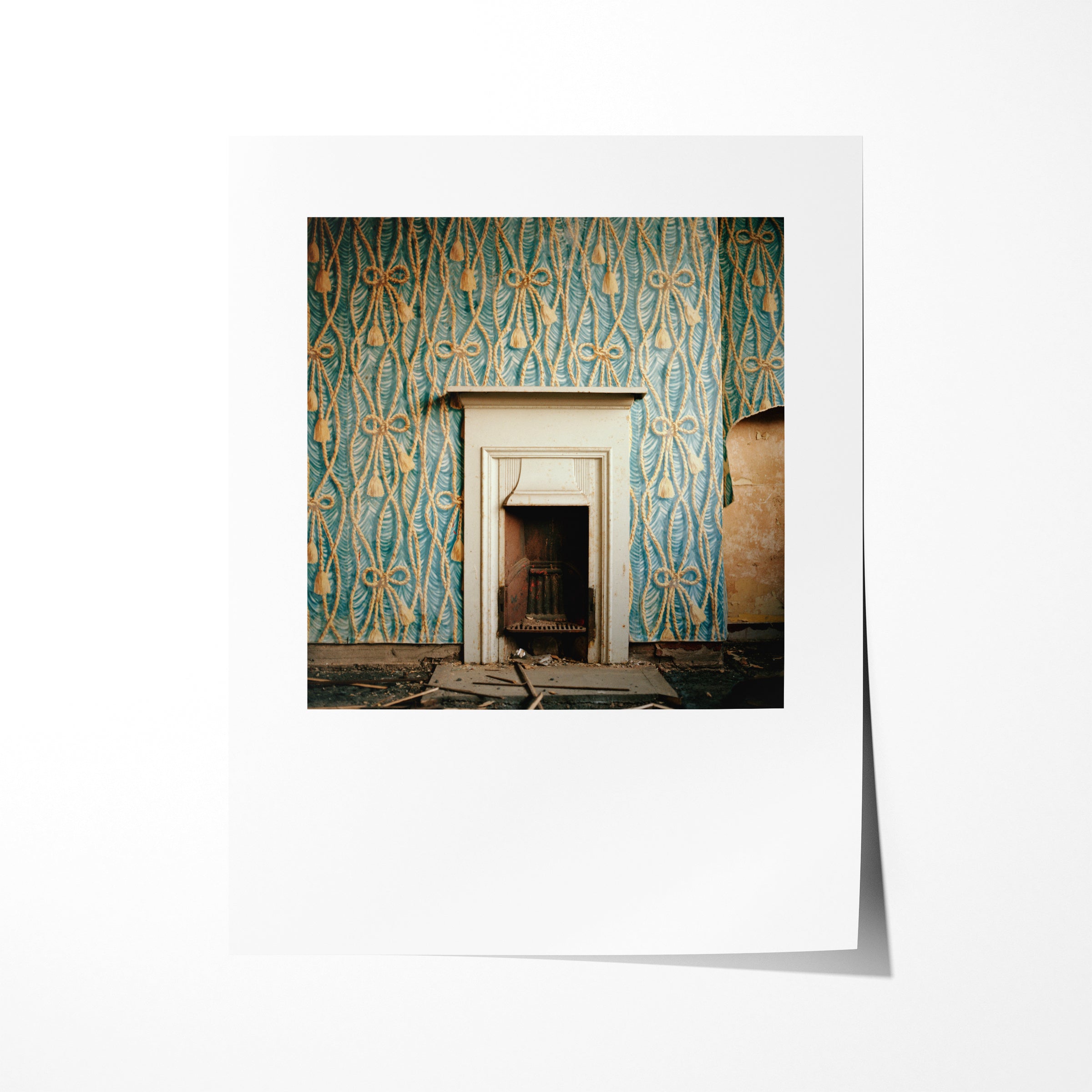 Fireplace, Quarry Hill Flats, Leeds, 1978