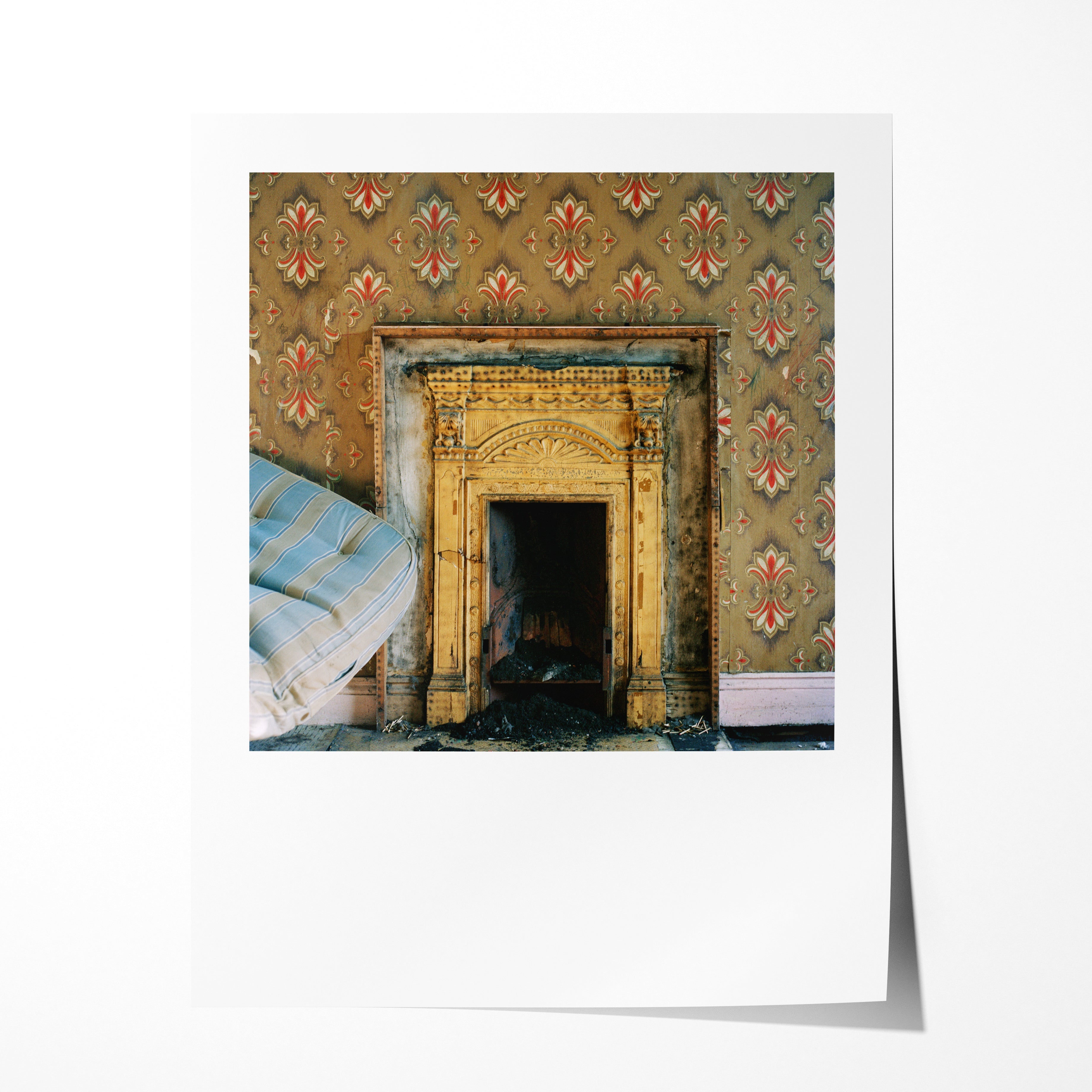 Fireplace, Quarry Hill Flats, Leeds, 1978