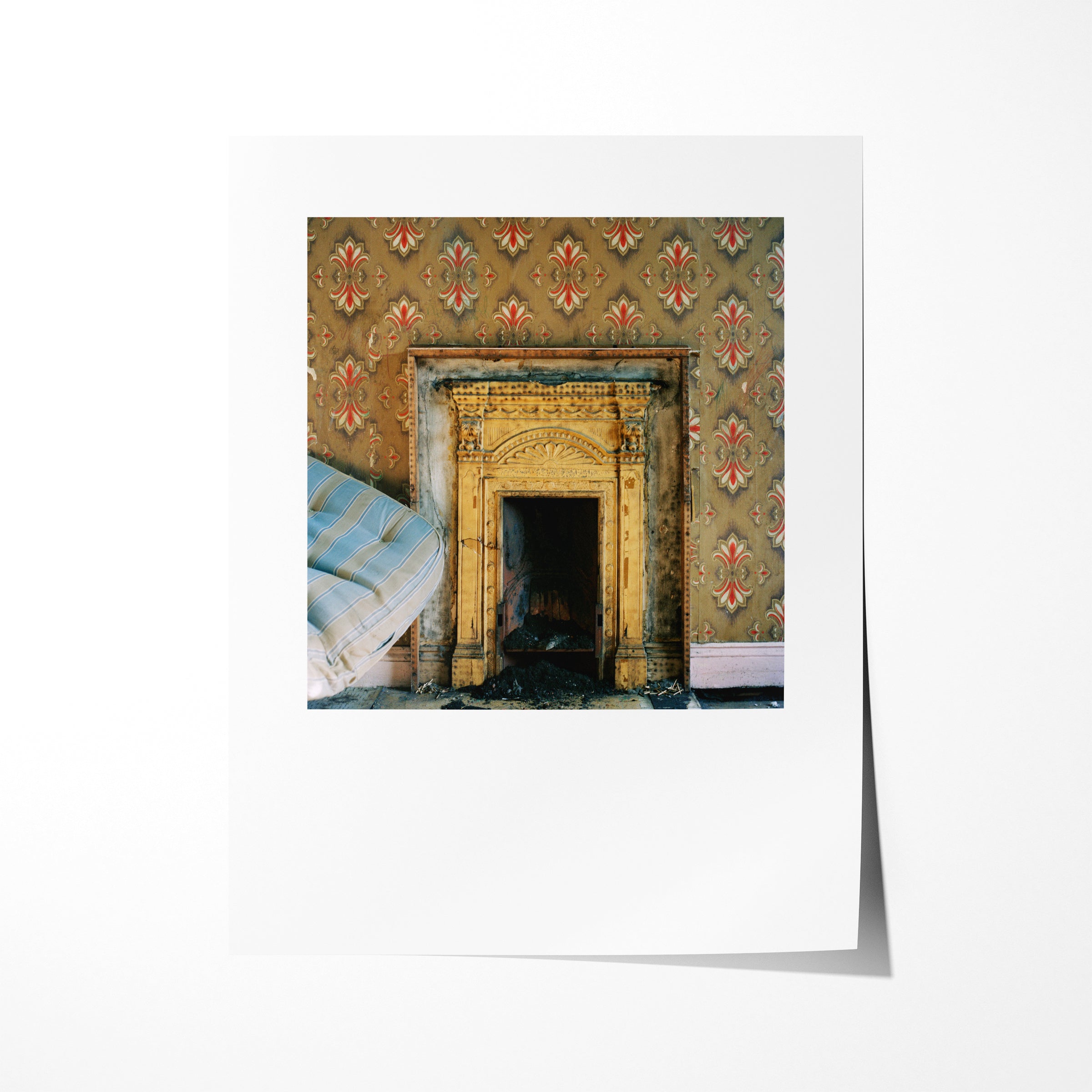 Fireplace, Quarry Hill Flats, Leeds, 1978