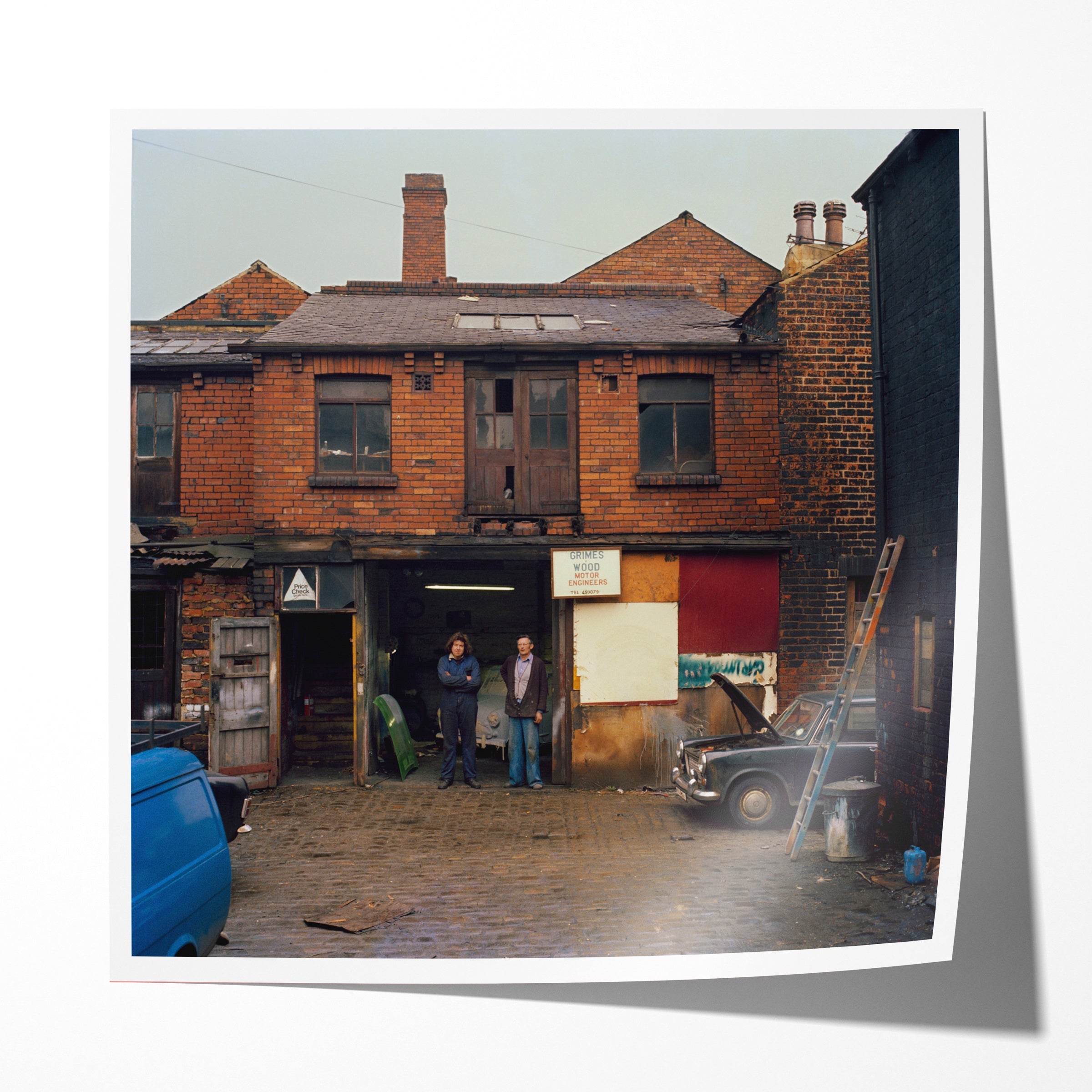 Grimes & Wood, Motor Engineers, Brumfits Yard, Craven Road, Leeds, Autumn 1978