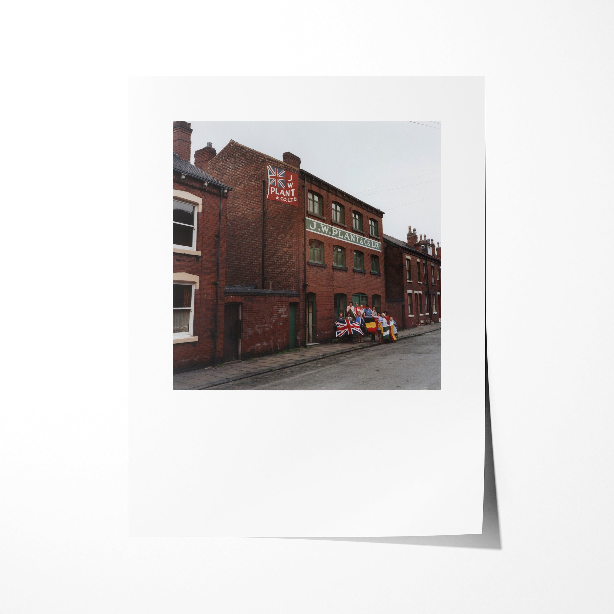 Flag Factory, Elsie Crescent, Leeds, 1977 - Reproduction Print