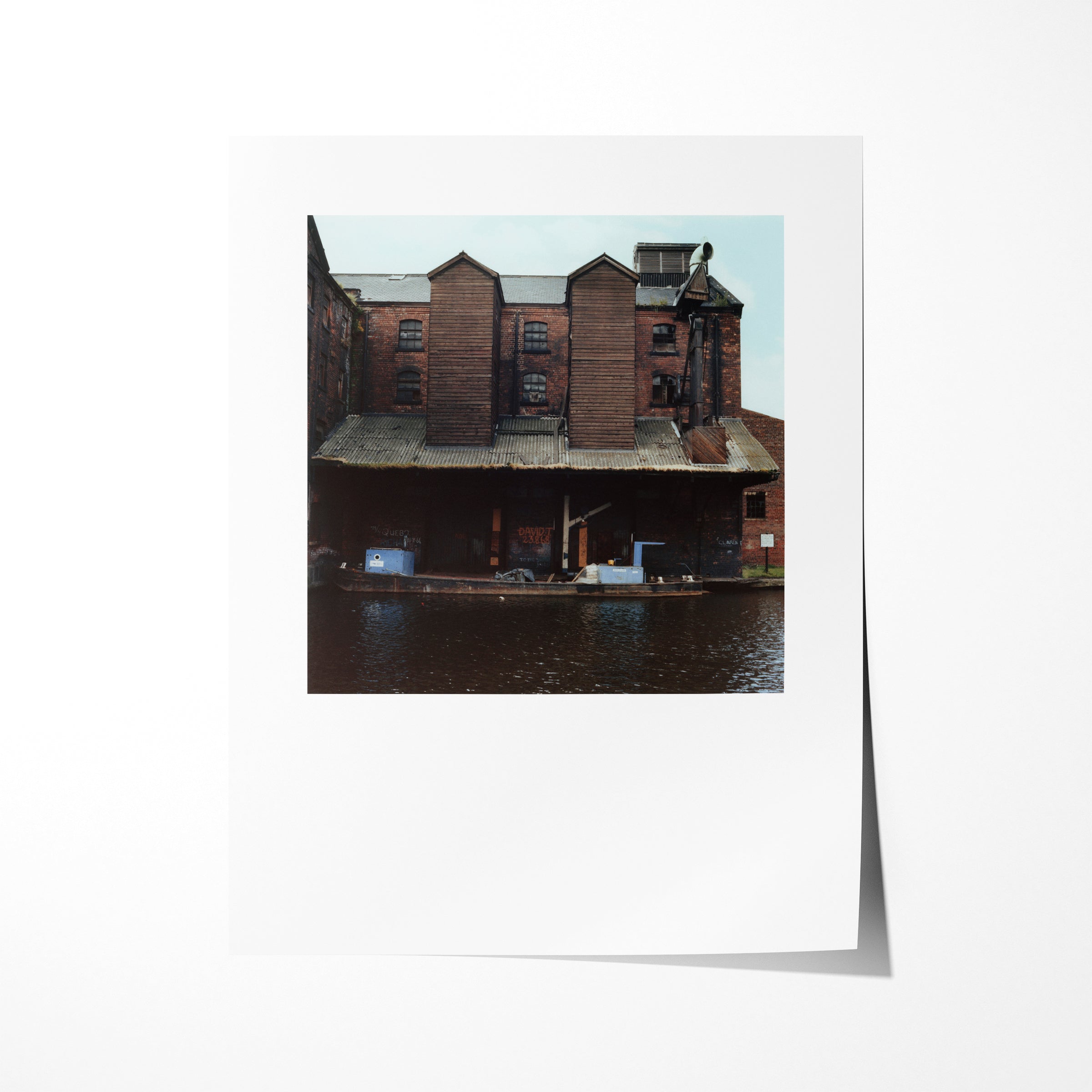 Dock Basin, Sheffield, 1978 - Reproduction Print