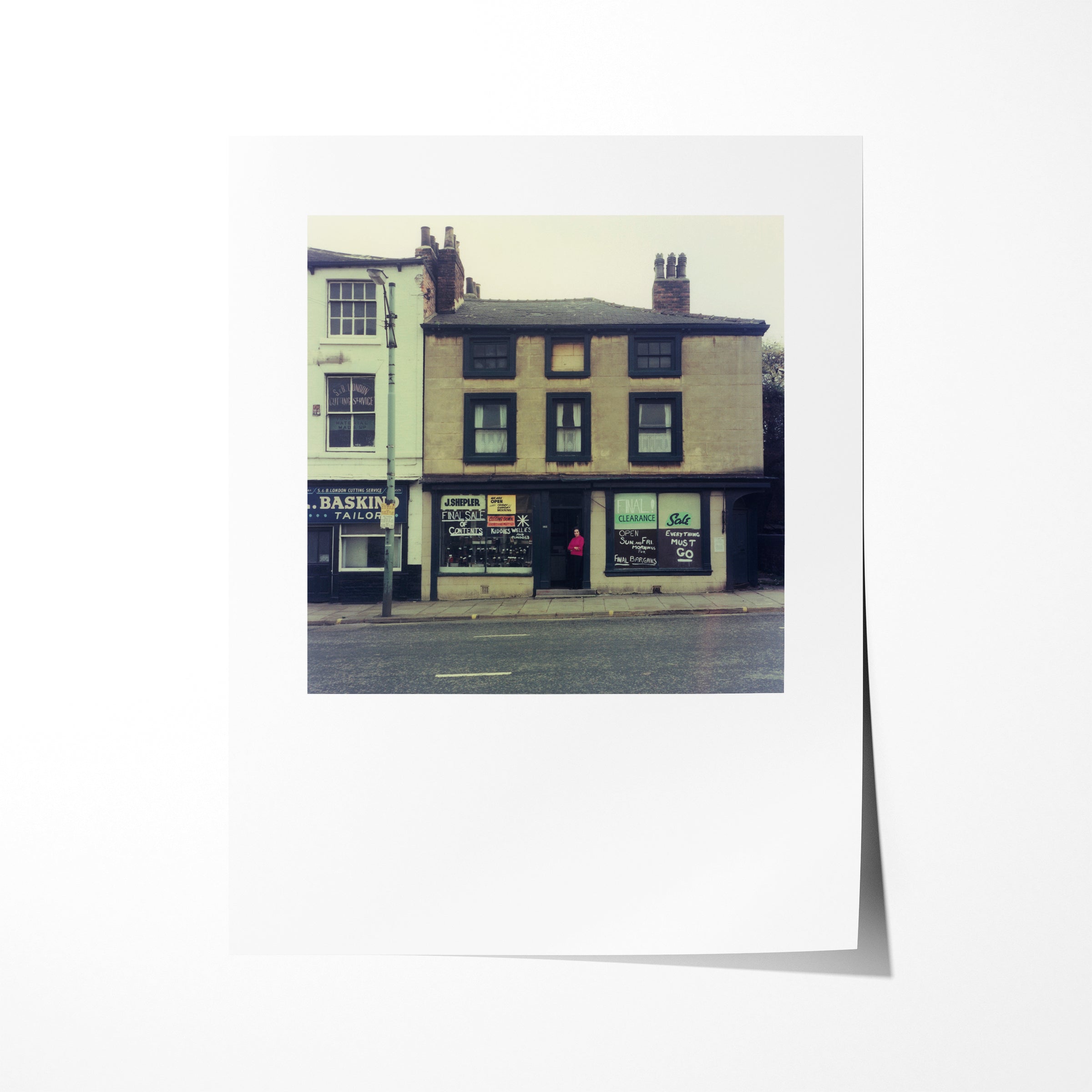 Mrs. Lee, North Street, Leeds, 1975 - Reproduction Print