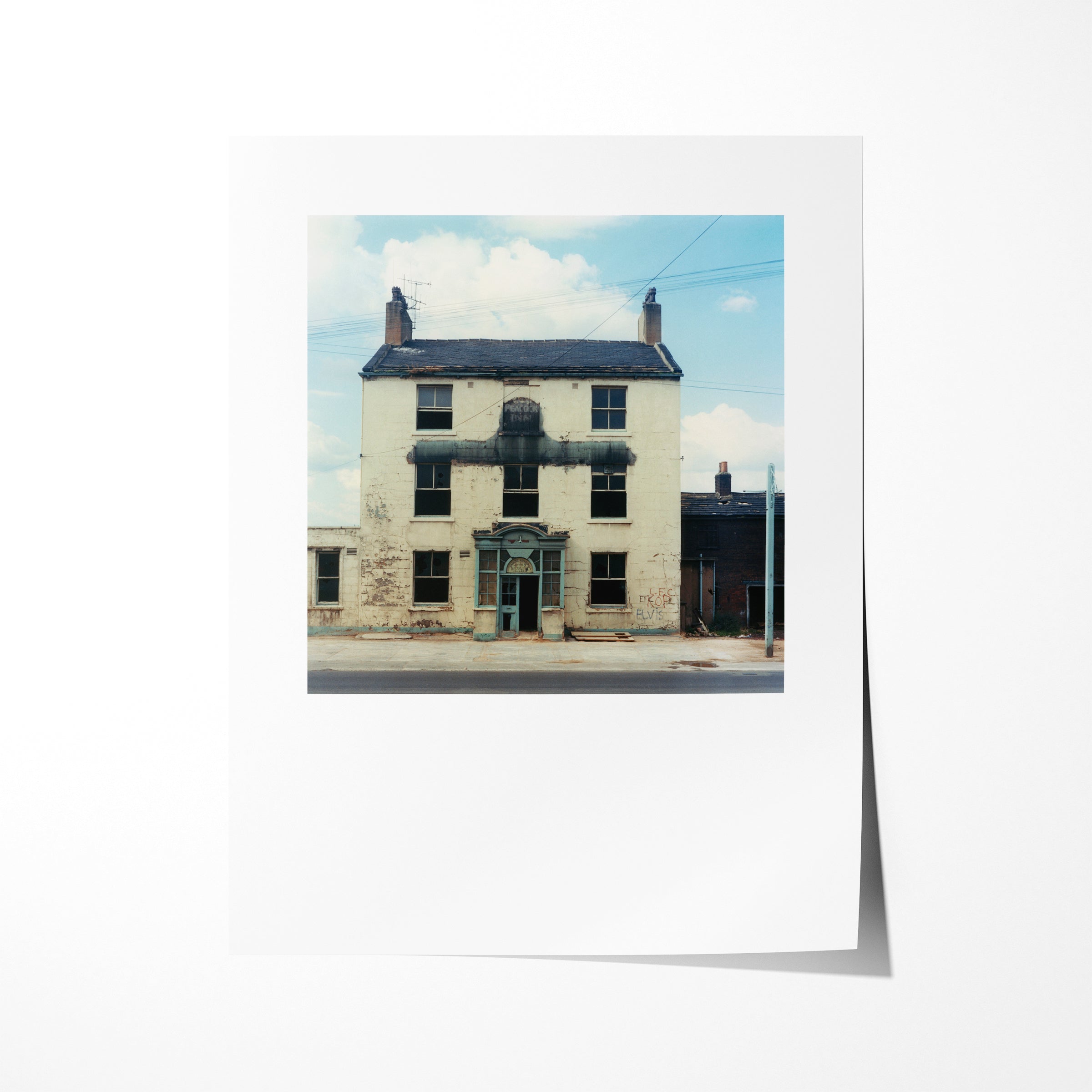 The New Peacock Inn, Elland Road, Leeds, 1974 - 7x9" Print