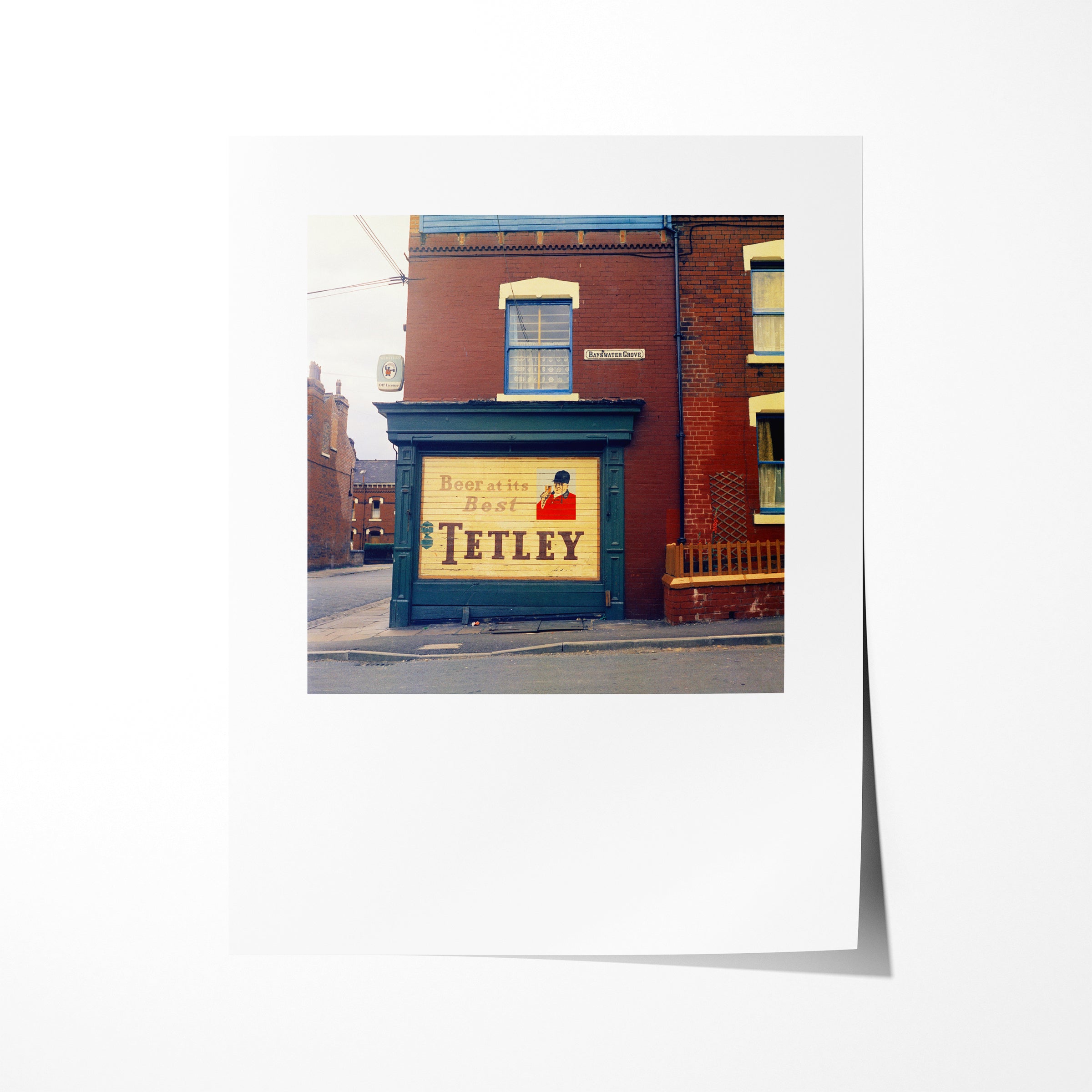 Webster's Off Licence, Bayswater Grove, Leeds, 1970s - 7x9" Print