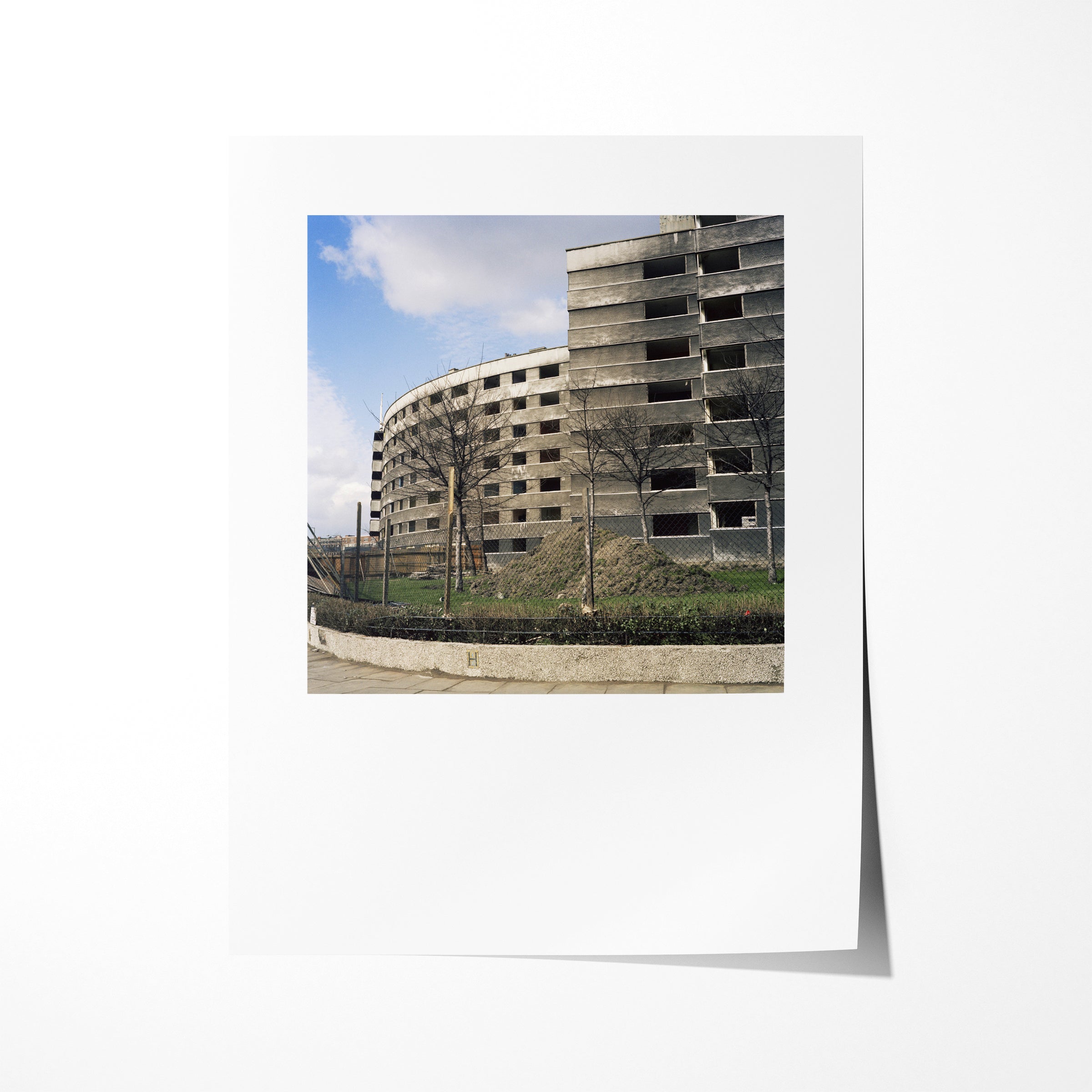 Oastler and Priestly Houses, Quarry Hill Flats, Leeds, 1978 - Reproduction Print