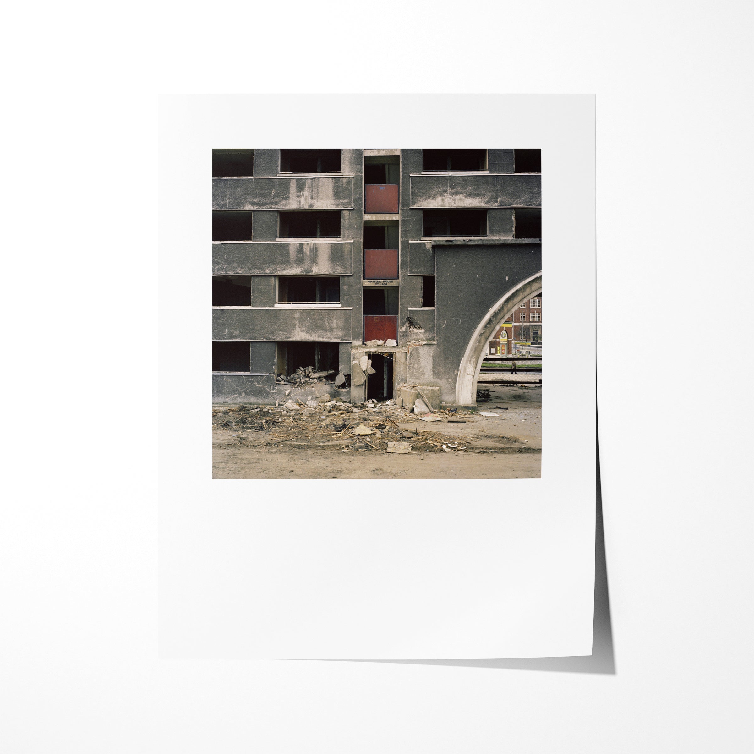 Oastler House, Quarry Hill Flats, Leeds, 1978 - Reproduction Print