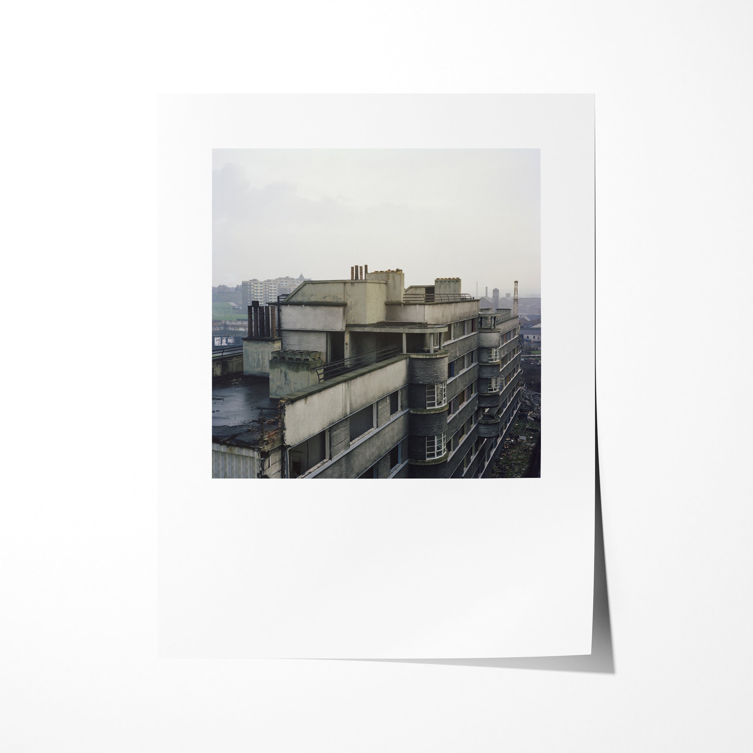 Wright house, Quarry Hill Flats, Leeds, 1978 - 7x9" Print