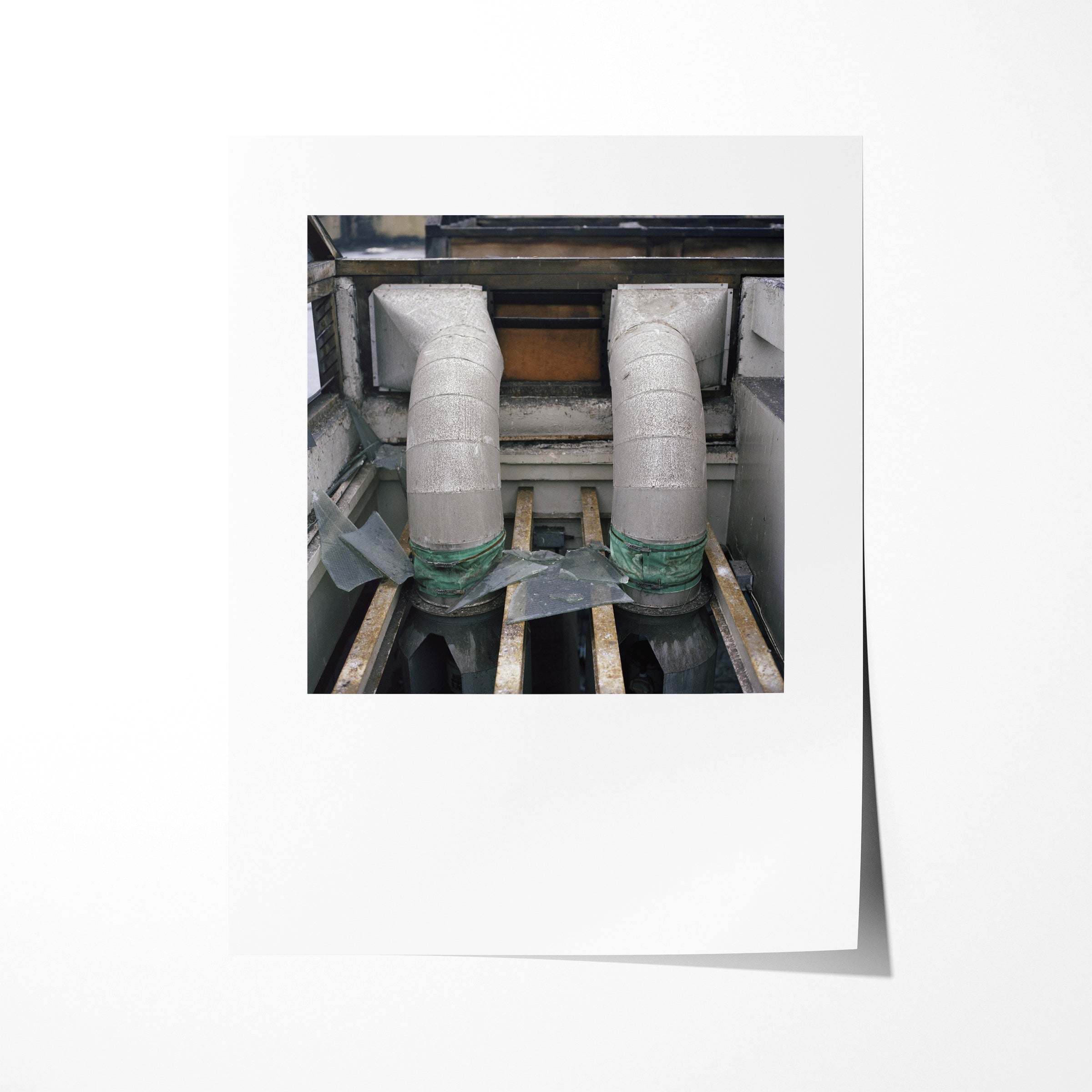 Ventilation Ducts, Quarry Hill Flats, Leeds, 1978 - 7x9" Print