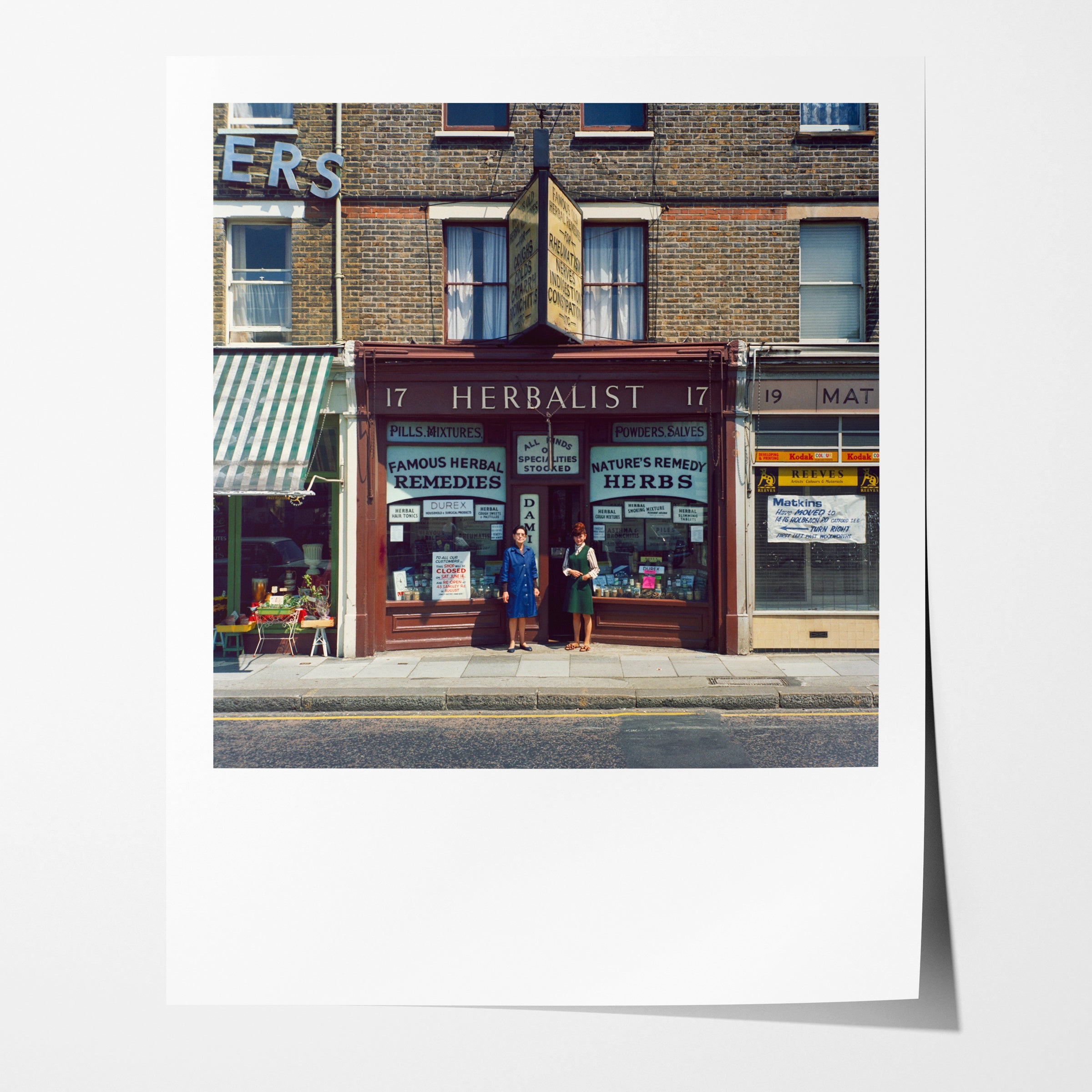 Mrs. McArthy & her daughter, Sangley Road, London, 1975