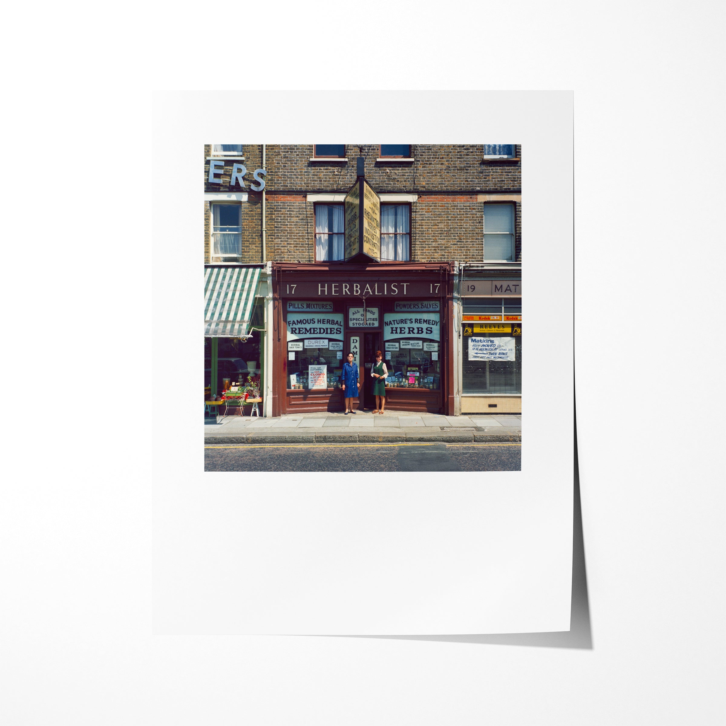 Mrs. McArthy & her daughter, Sangley Road, London, 1975