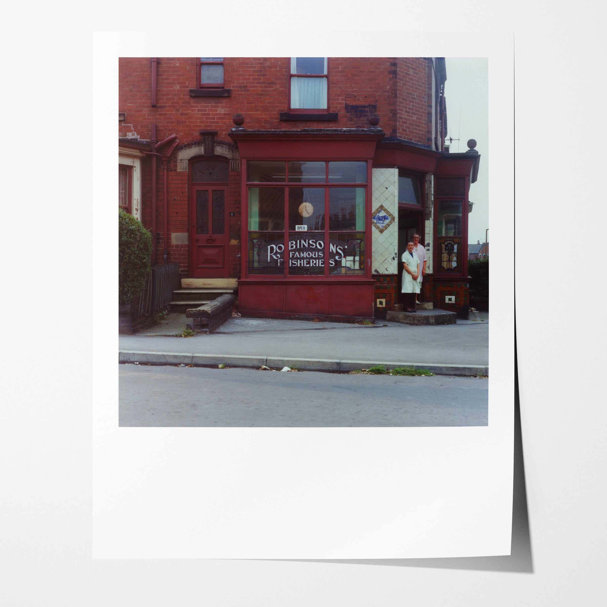 Mrs. Collins & Mrs. Clayton, Beck Road, Leeds, 1974