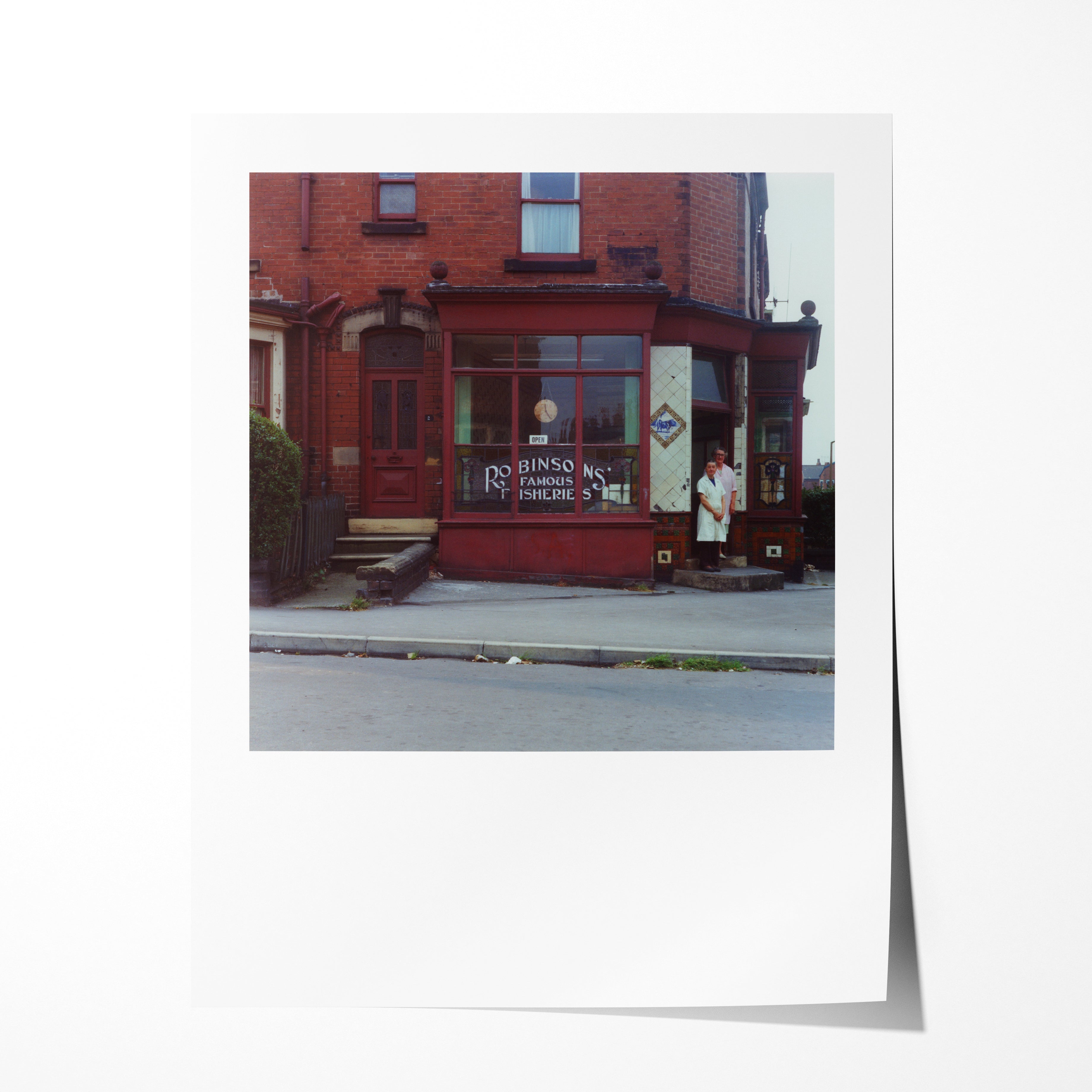 Mrs. Collins & Mrs. Clayton, Beck Road, Leeds, 1974