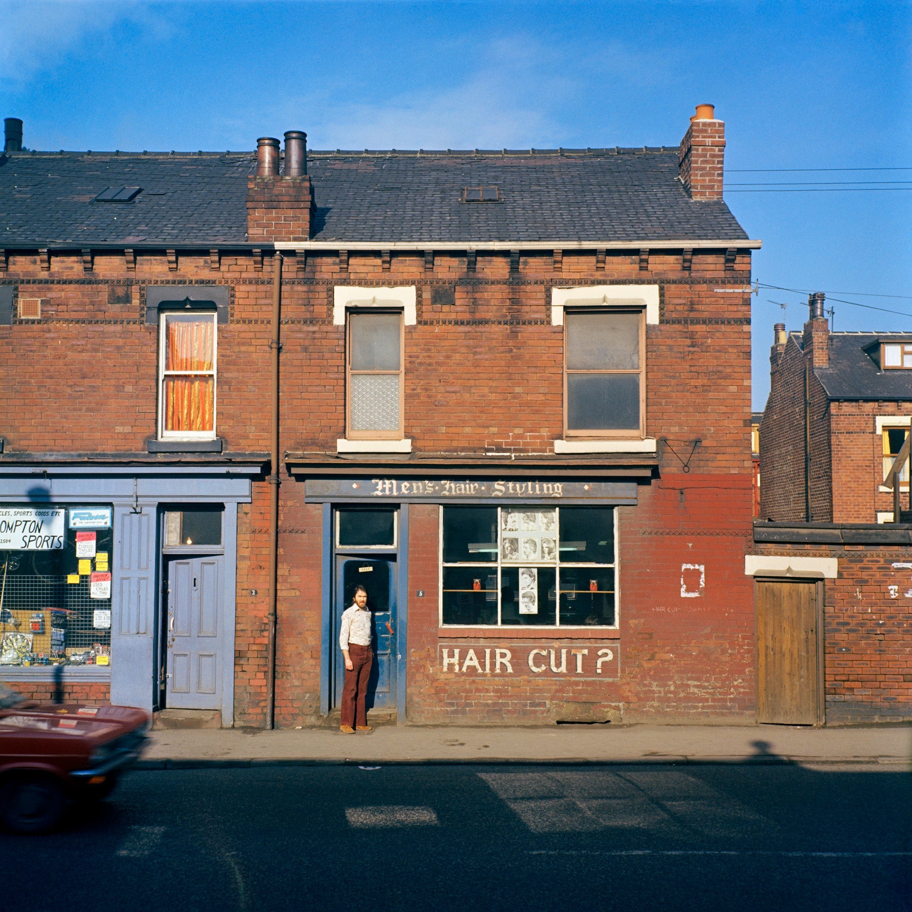Hair cut?', Compton Road, Leeds, 1970s - 7x9" Print