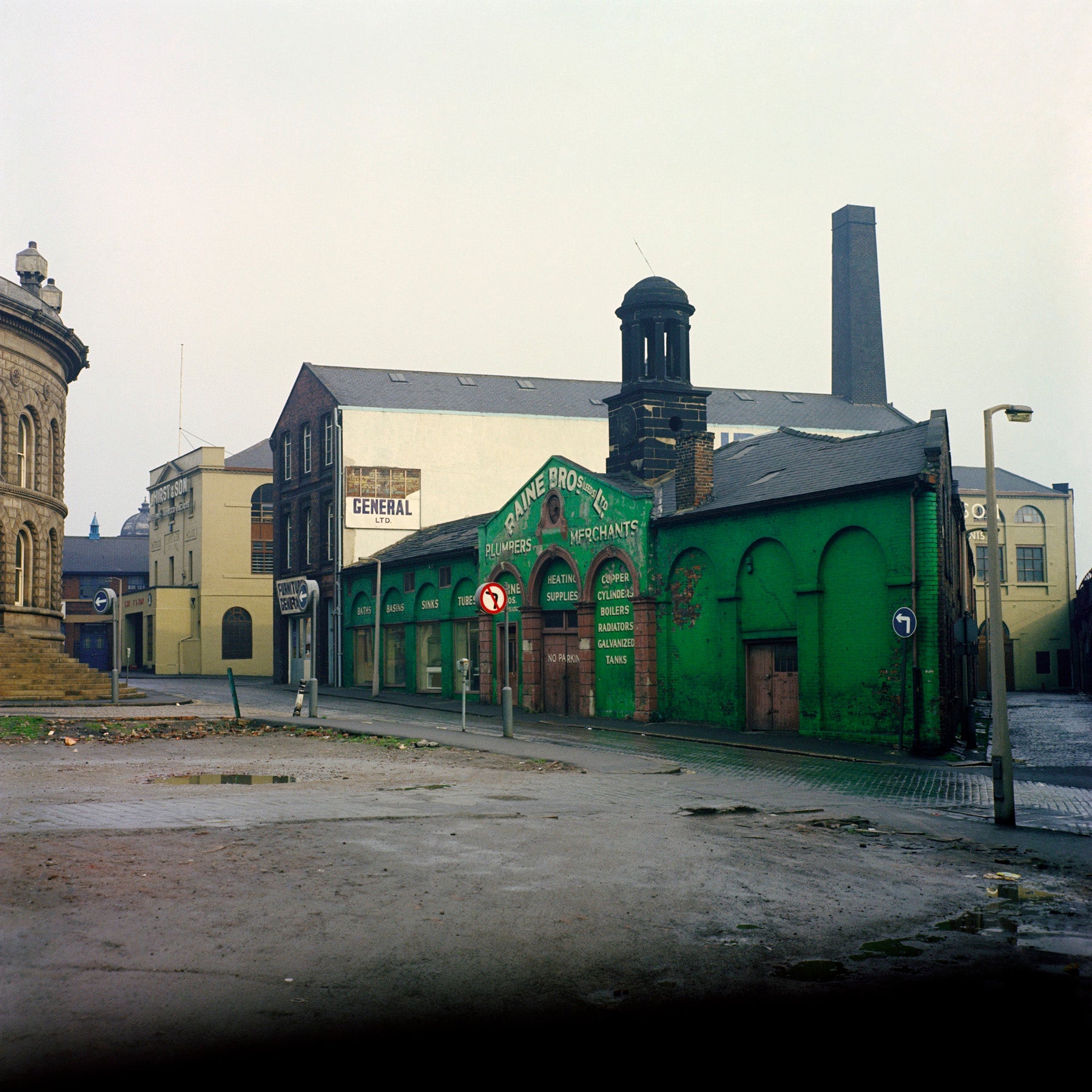 Plumbers, Crown Street, Leeds, 1974 - Reproduction Print