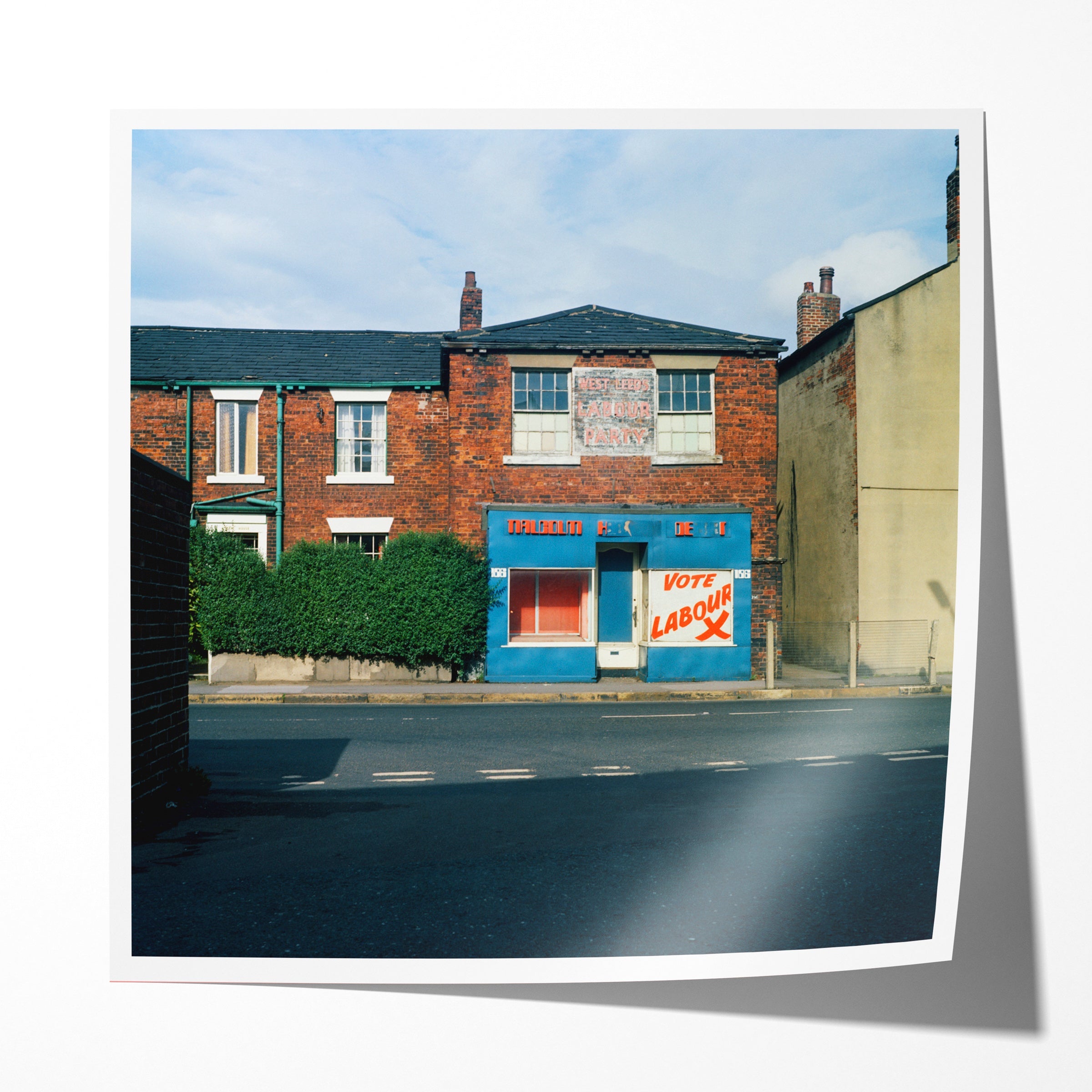 Vote Labour', Upper Wortley Road, 1970s