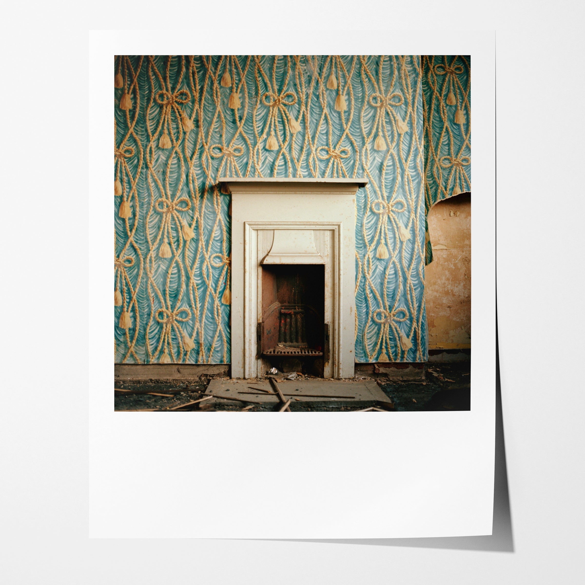 Fireplace, Quarry Hill Flats, Leeds, 1978