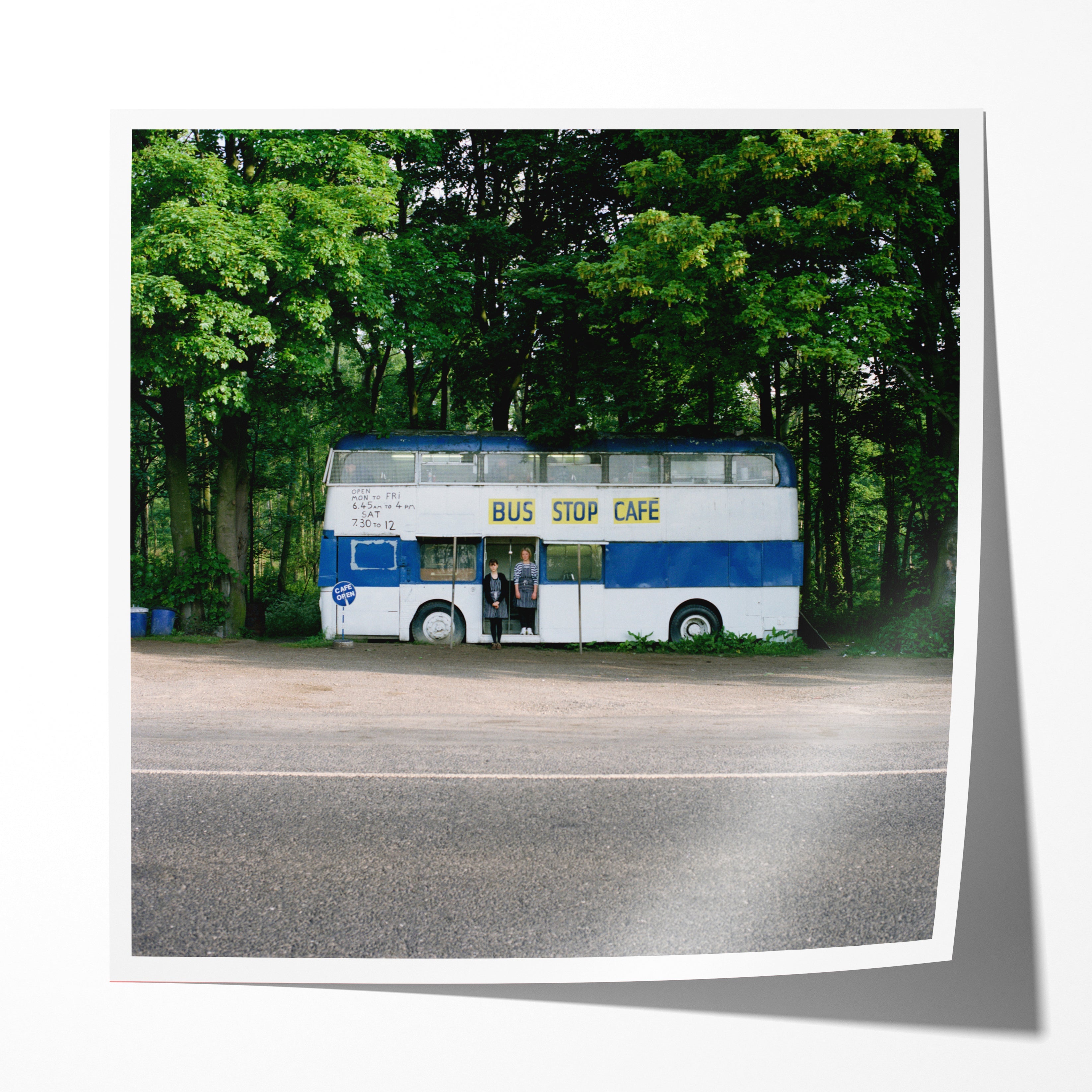 Bus Stop Café, A64, Leeds, 1980s