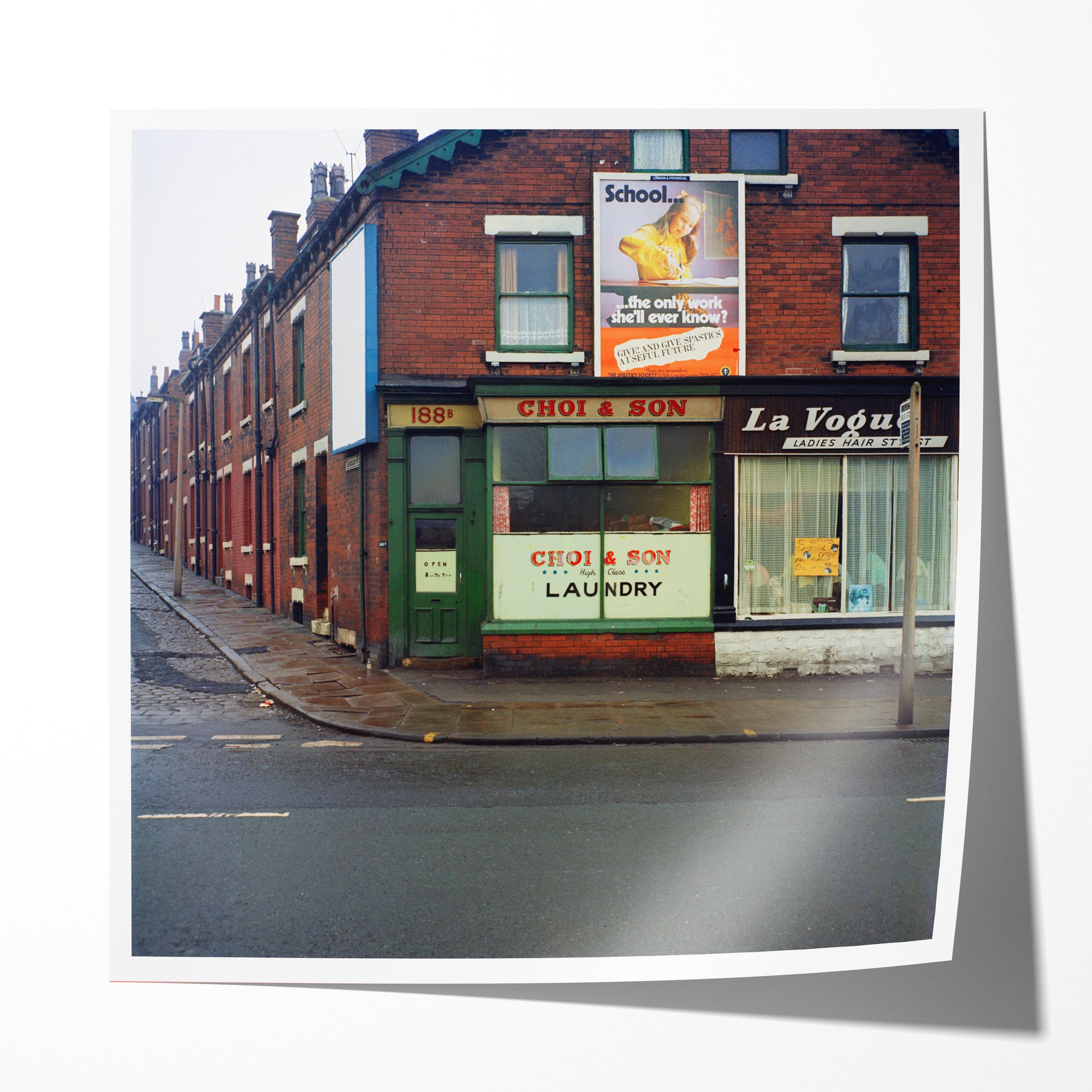 Choi & Son Laundry, Roundhay Road, early 1970s