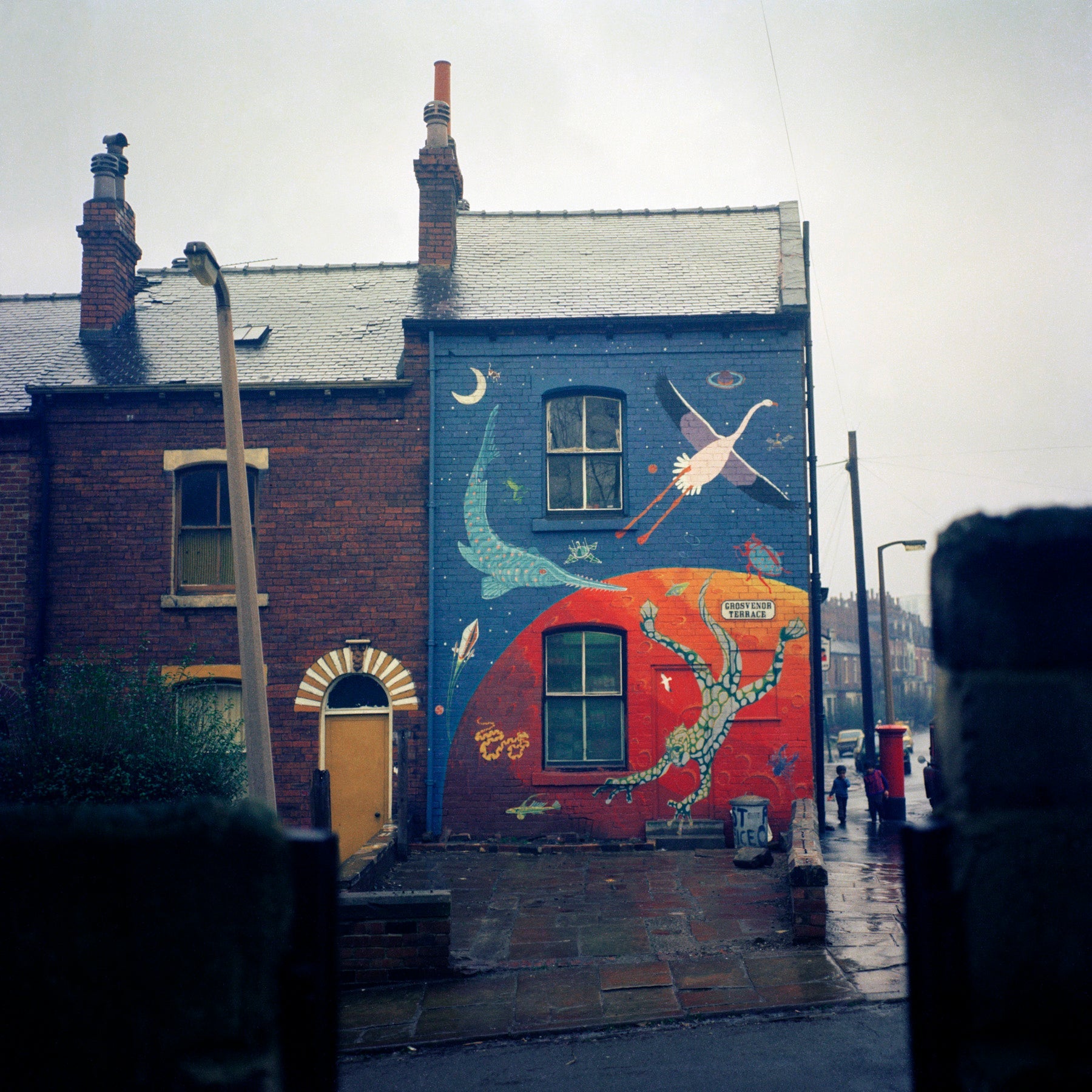 Grosvenor Terrace, Leeds, 1980s - Reproduction Print