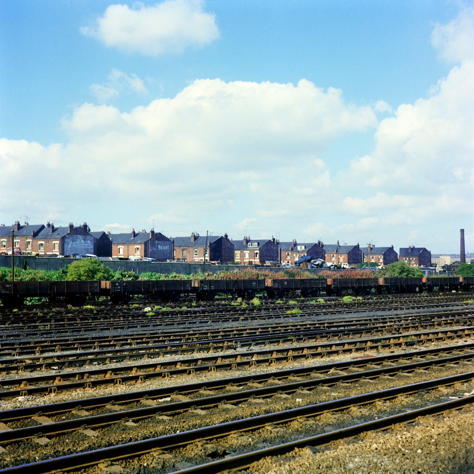 Hunslet Moor, Leeds, 1970s - Reproduction Print