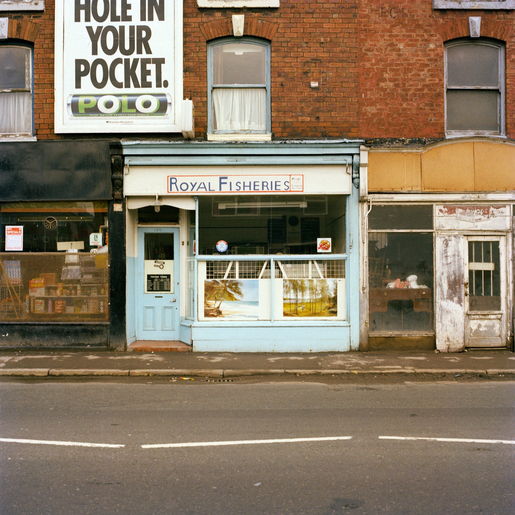 Royal Fisheries, Meanwood Road, Leeds, 1980s - 7x9" Print