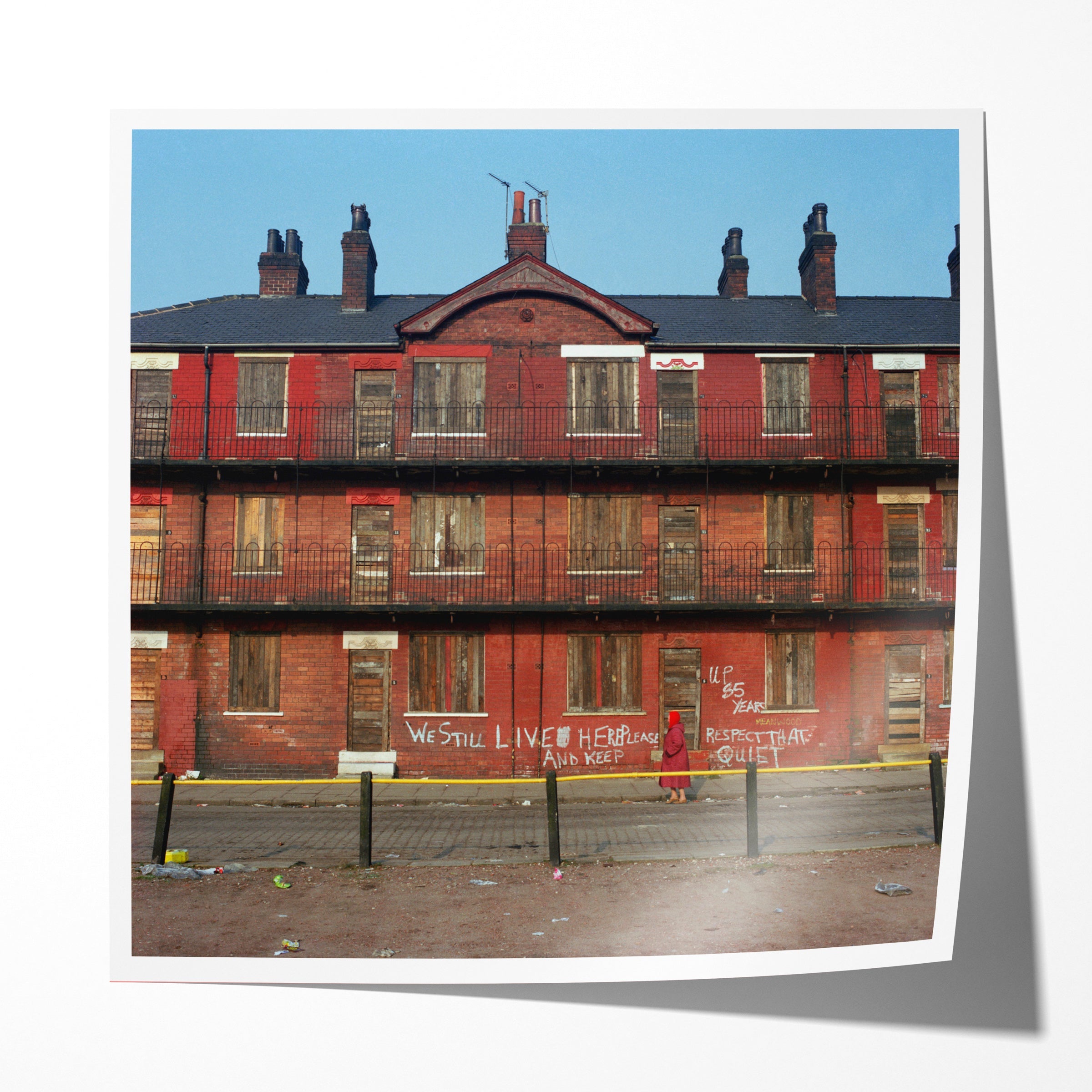 We Still Live Here', Alexandra Road, Leeds. 1980s