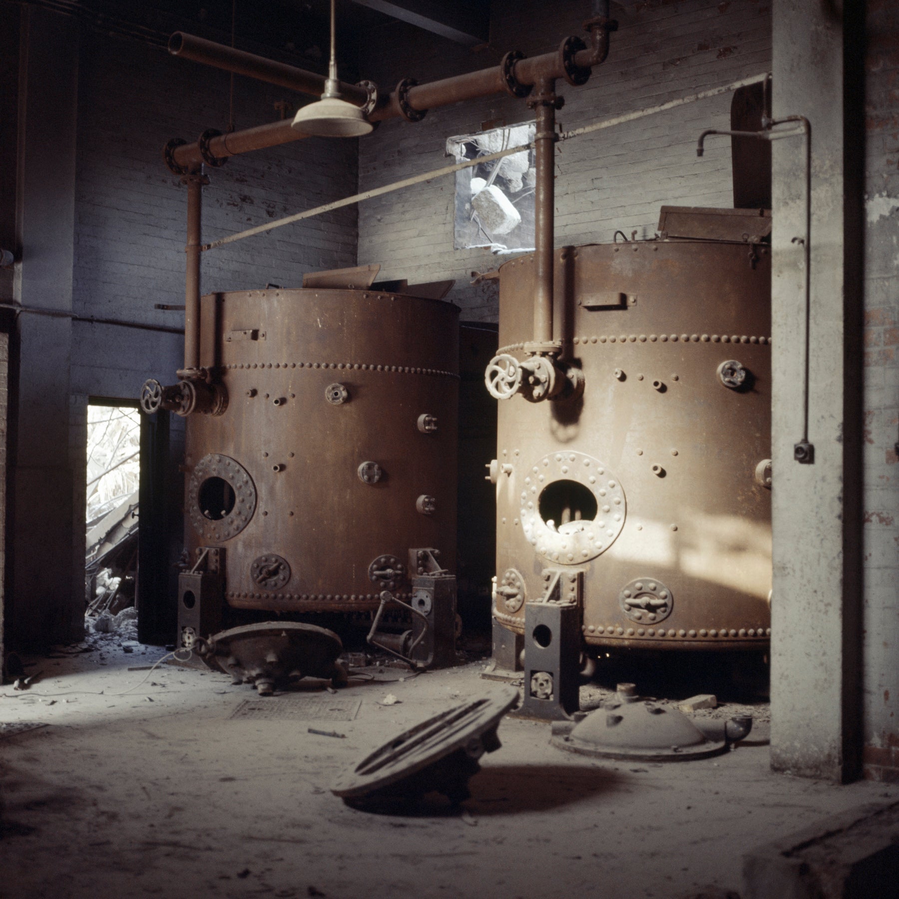 Boiler House, Refuse Disposal Plant, Quarry Hill Flats, Leeds, 1978 - Reproduction Print