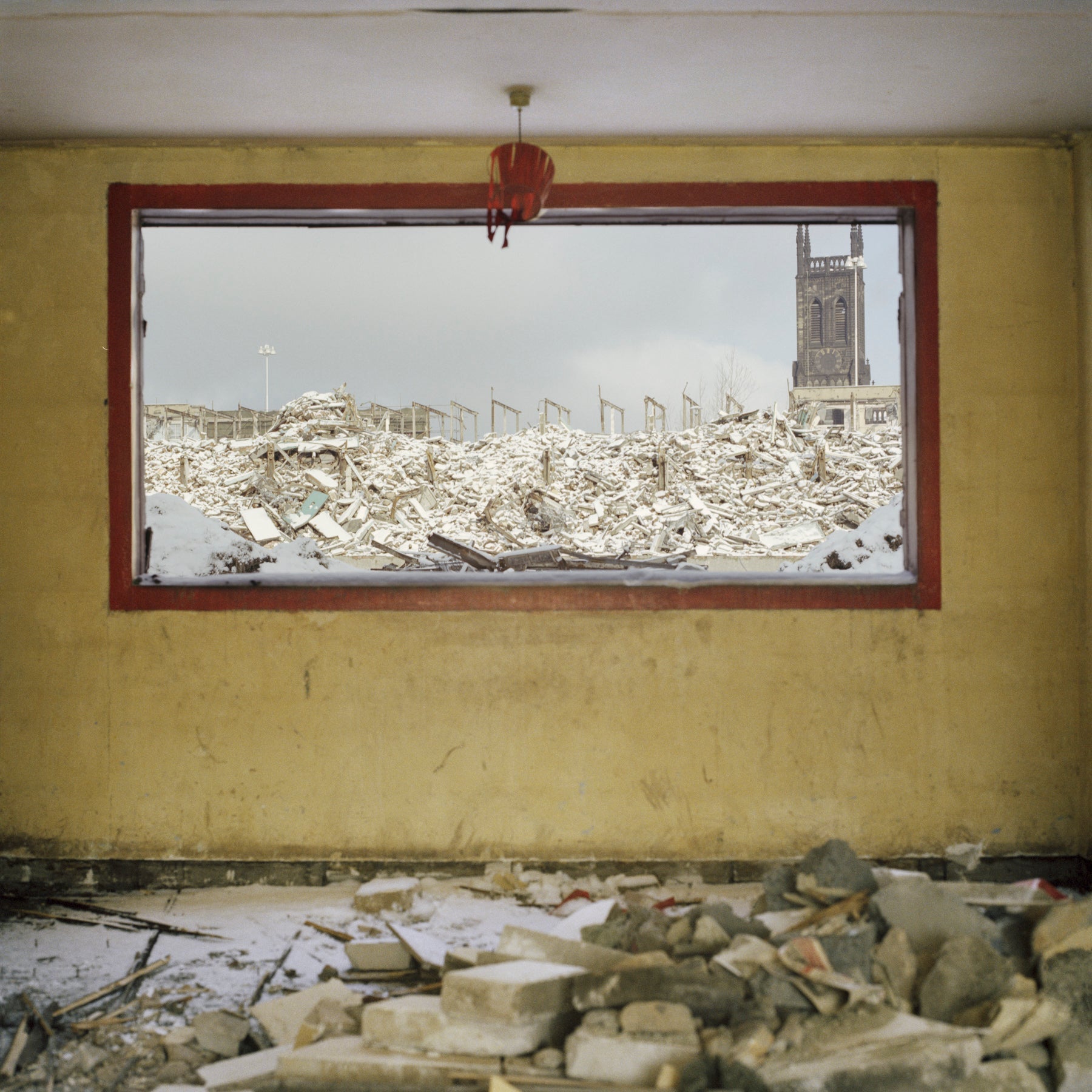 York House interior, Quarry Hill Flats, Leeds, 1978 - Reproduction Print