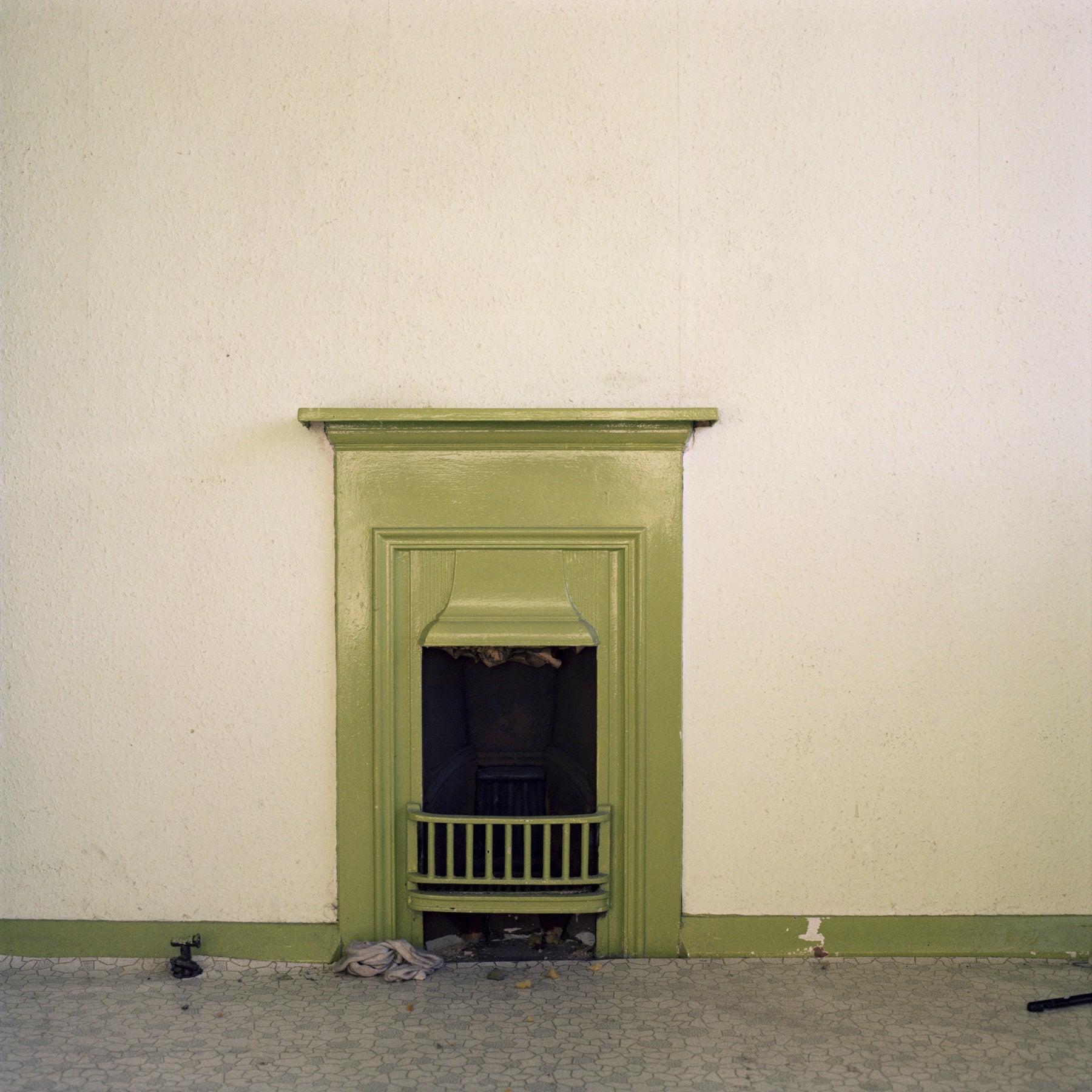 Fireplace, Quarry Hill Flats, Leeds, 1978 - Reproduction Print