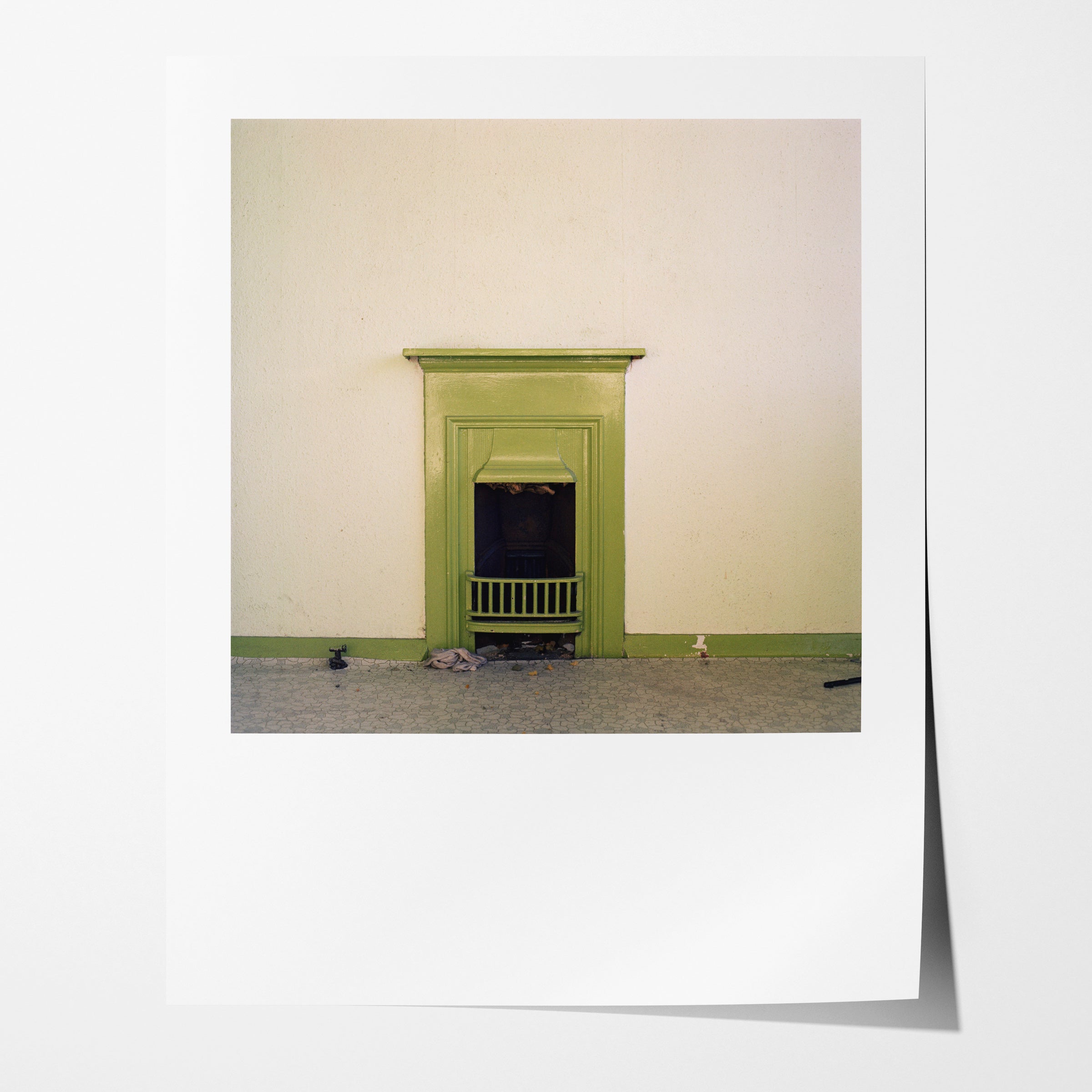 Fireplace, Quarry Hill Flats, Leeds, 1978