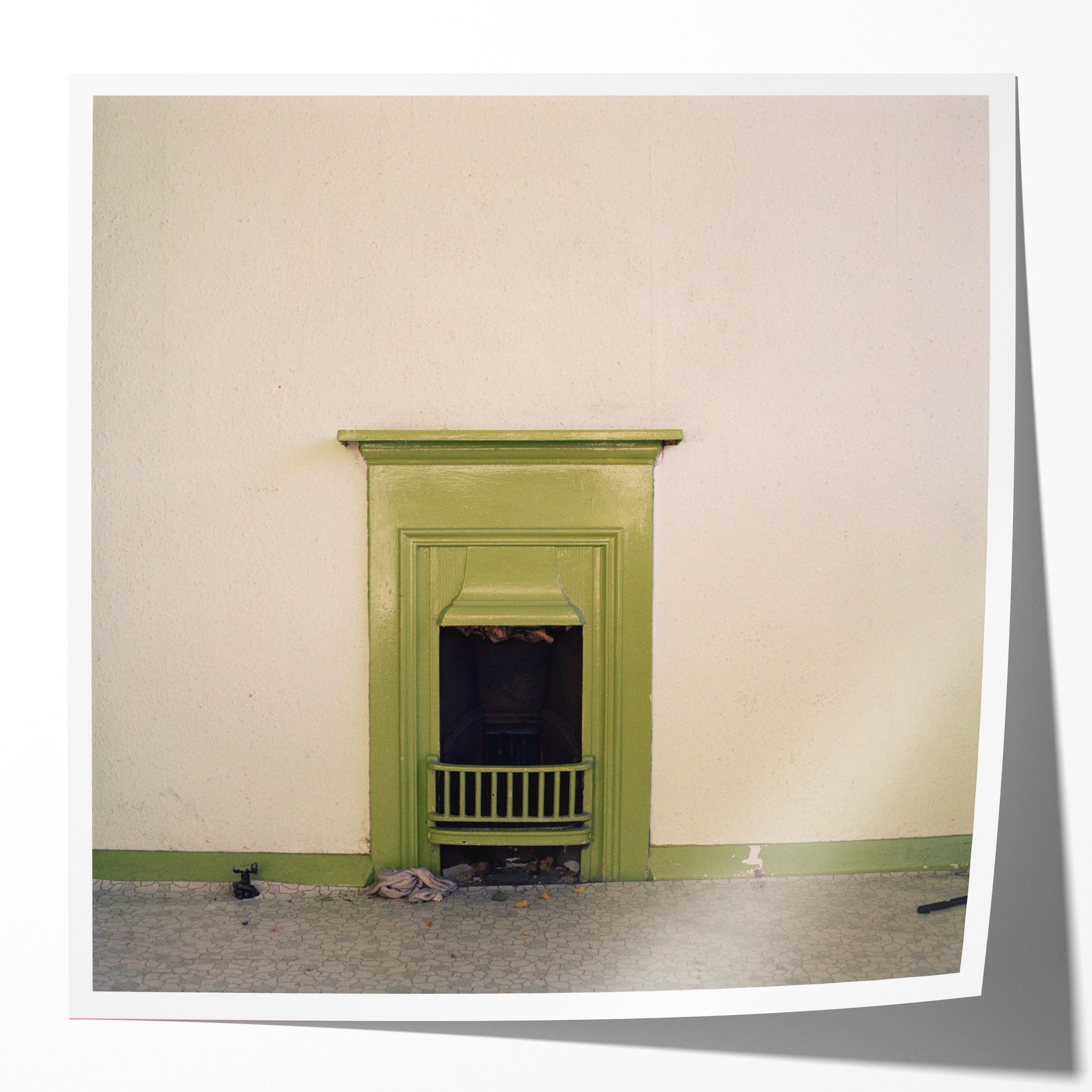 Fireplace, Quarry Hill Flats, Leeds, 1978