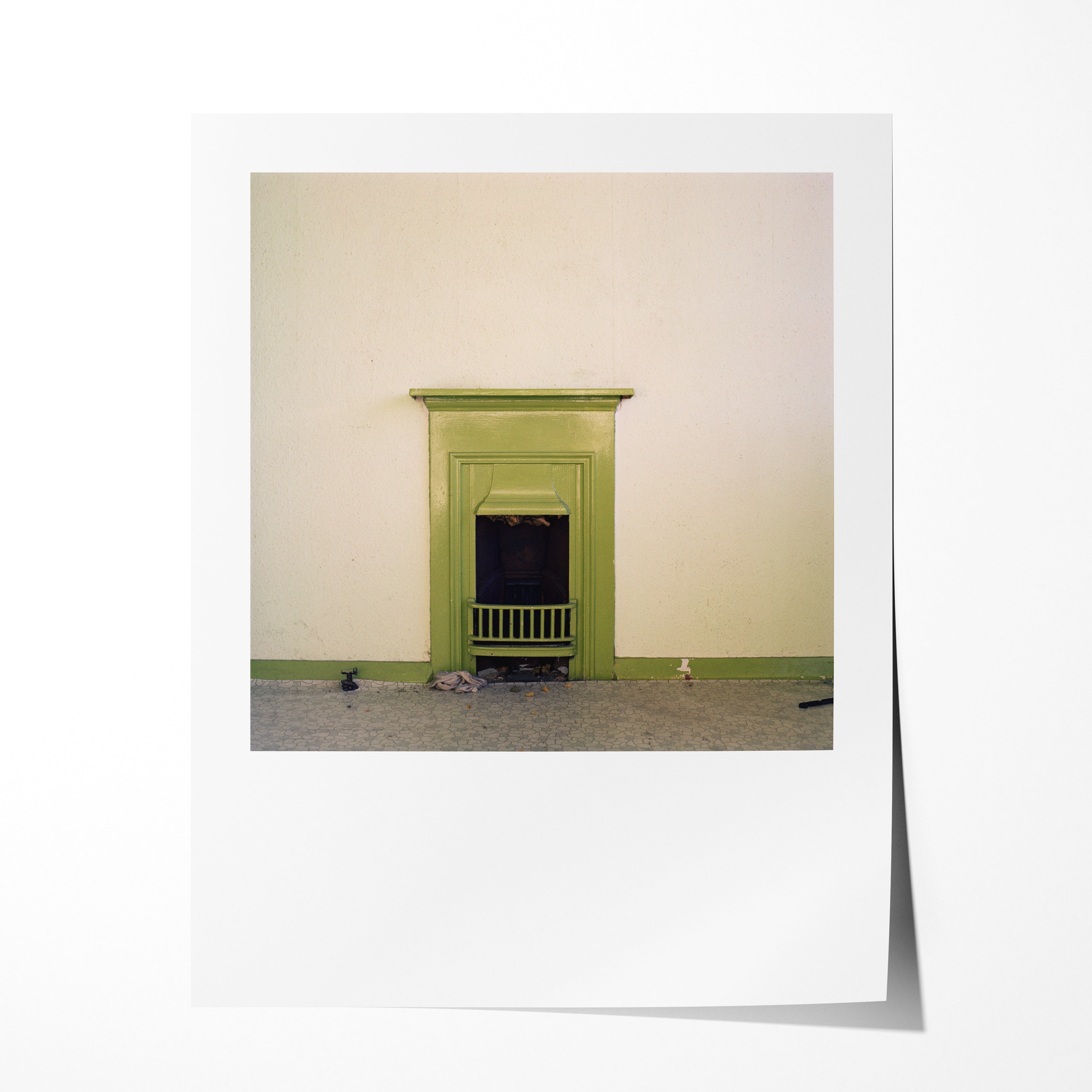 Fireplace, Quarry Hill Flats, Leeds, 1978