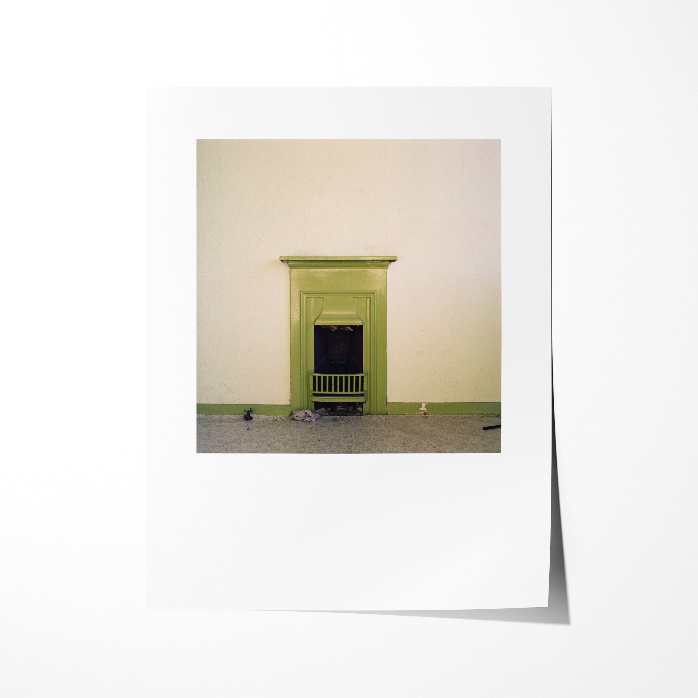 Fireplace, Quarry Hill Flats, Leeds, 1978