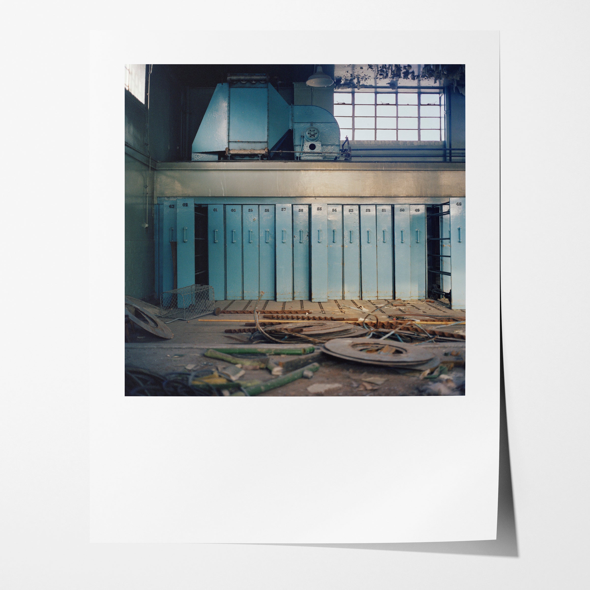 Laundry interior, Quarry Hill Flats, Leeds, 1978