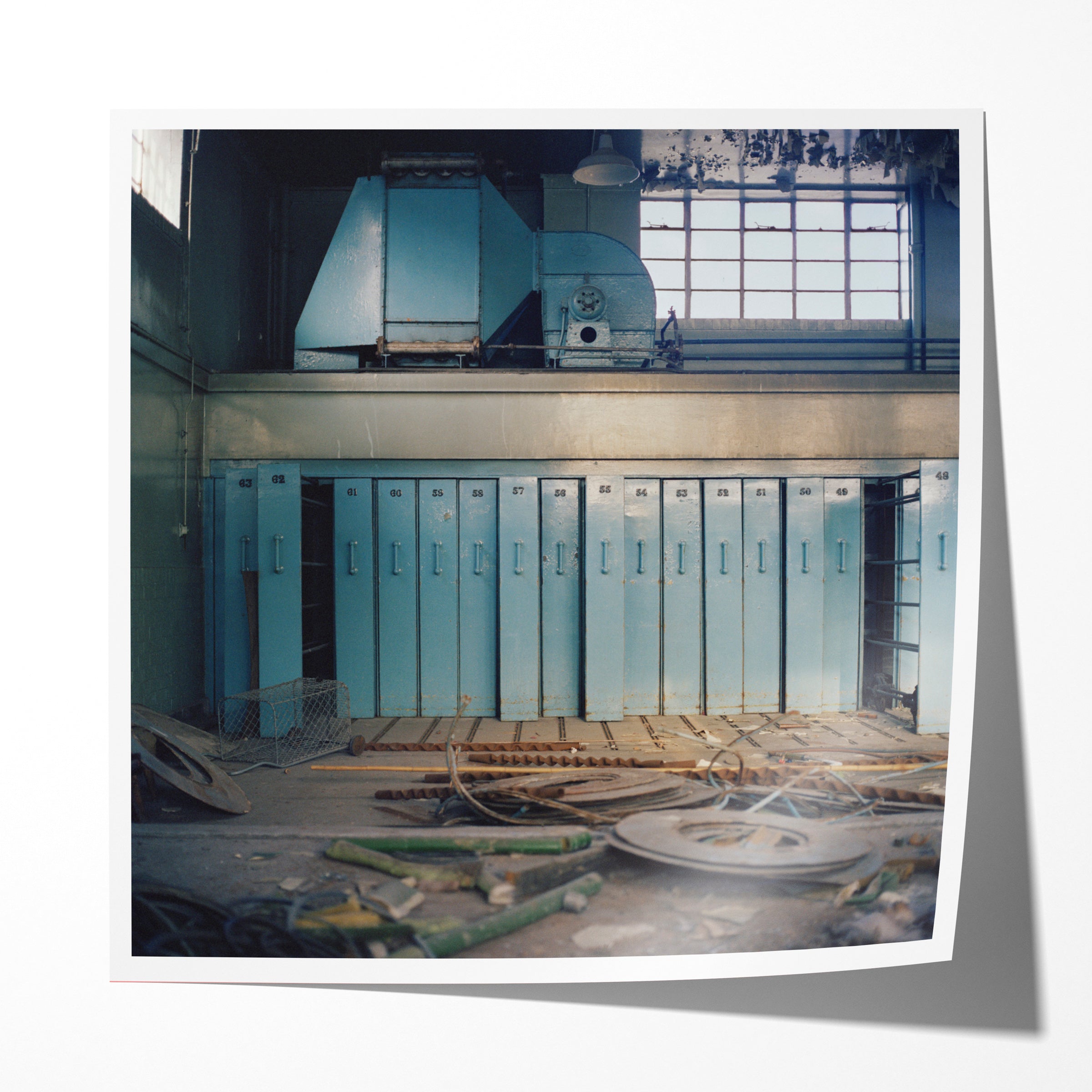 Laundry interior, Quarry Hill Flats, Leeds, 1978