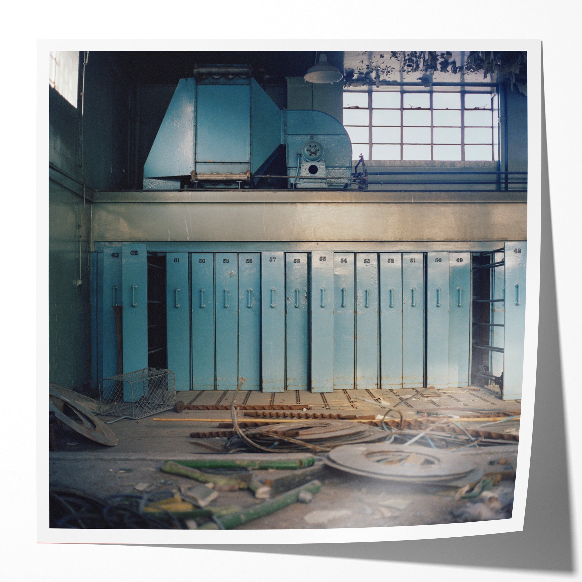 Laundry interior, Quarry Hill Flats, Leeds, 1978