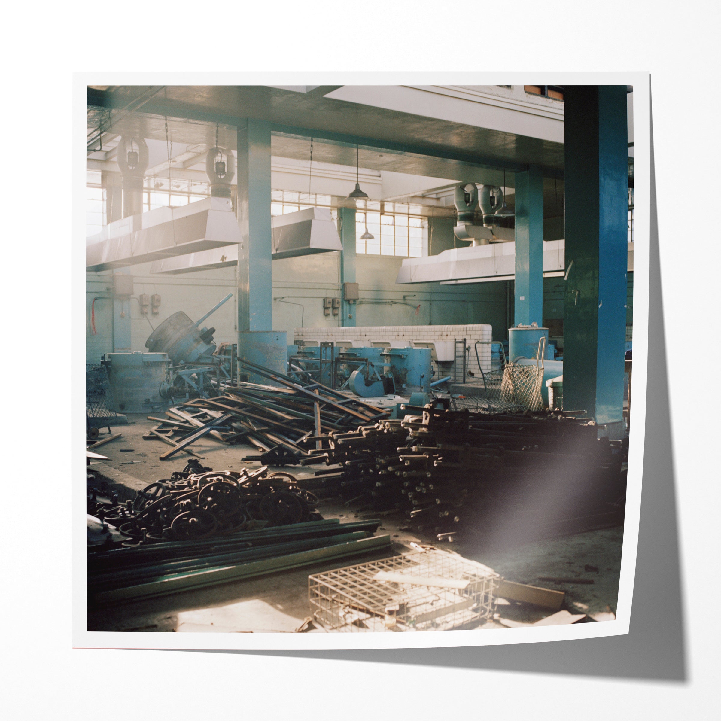 Laundry interior, Quarry Hill Flats, Leeds, 1978