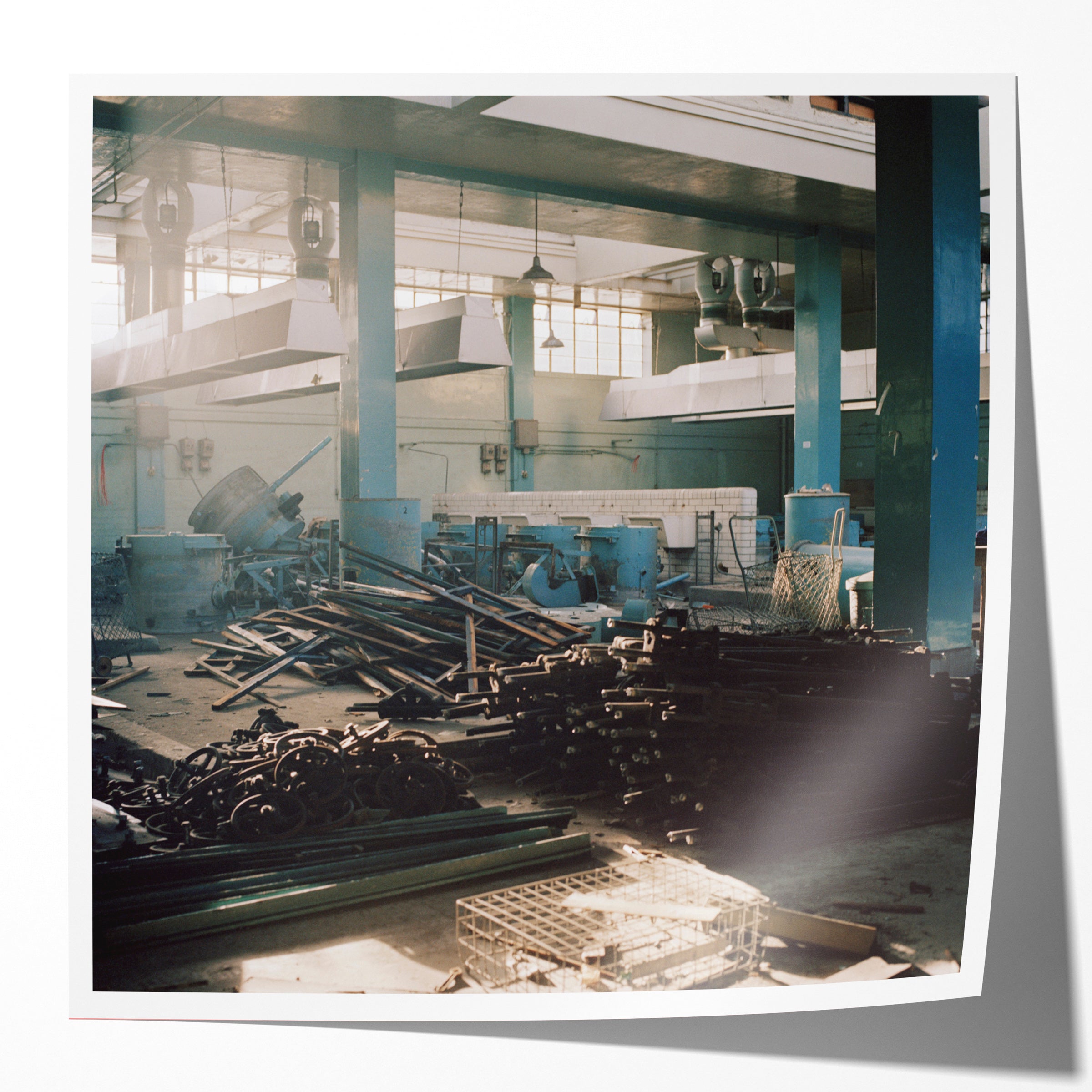 Laundry interior, Quarry Hill Flats, Leeds, 1978