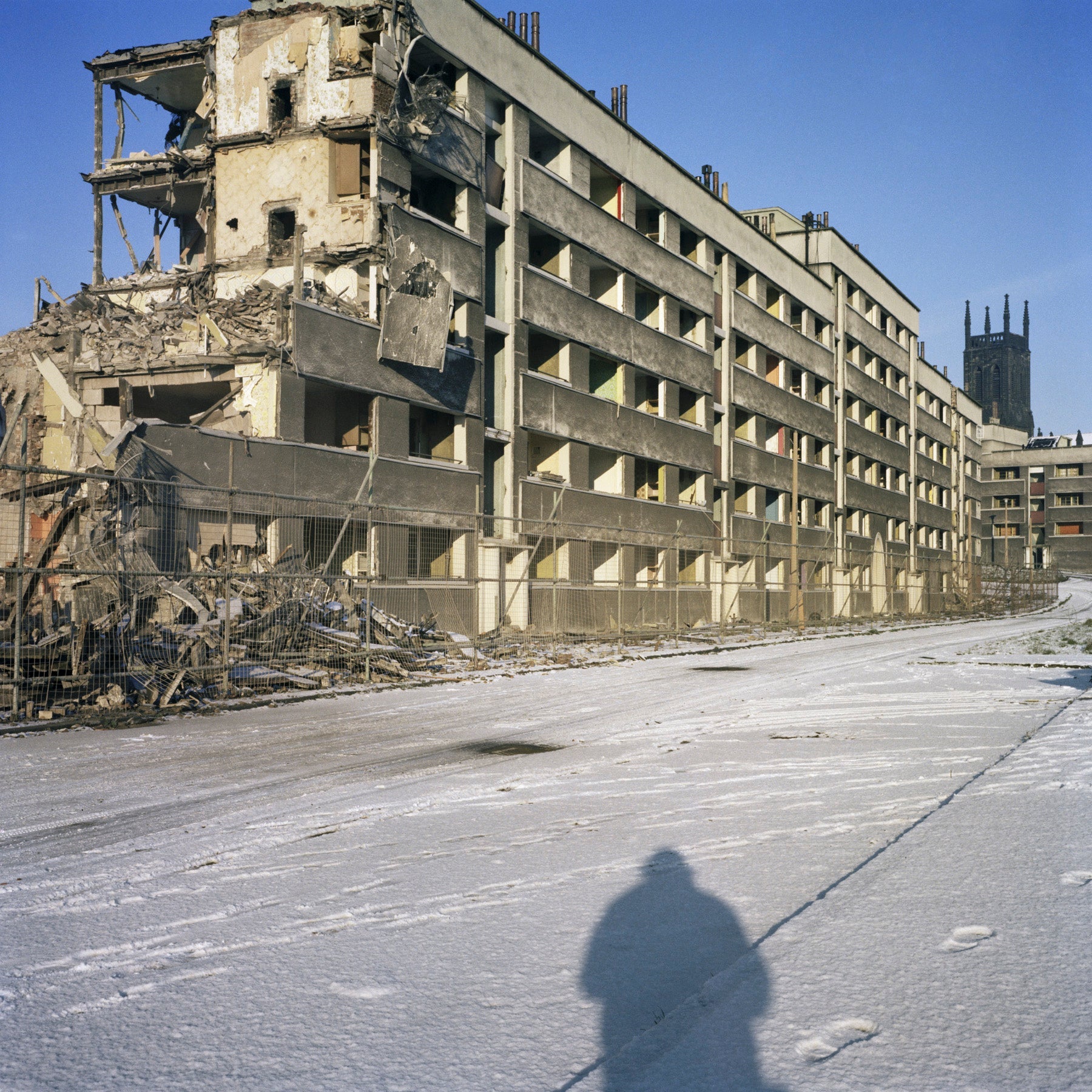 Victoria House, Quarry Hill Flats, Leeds, 1978 - Reproduction Print