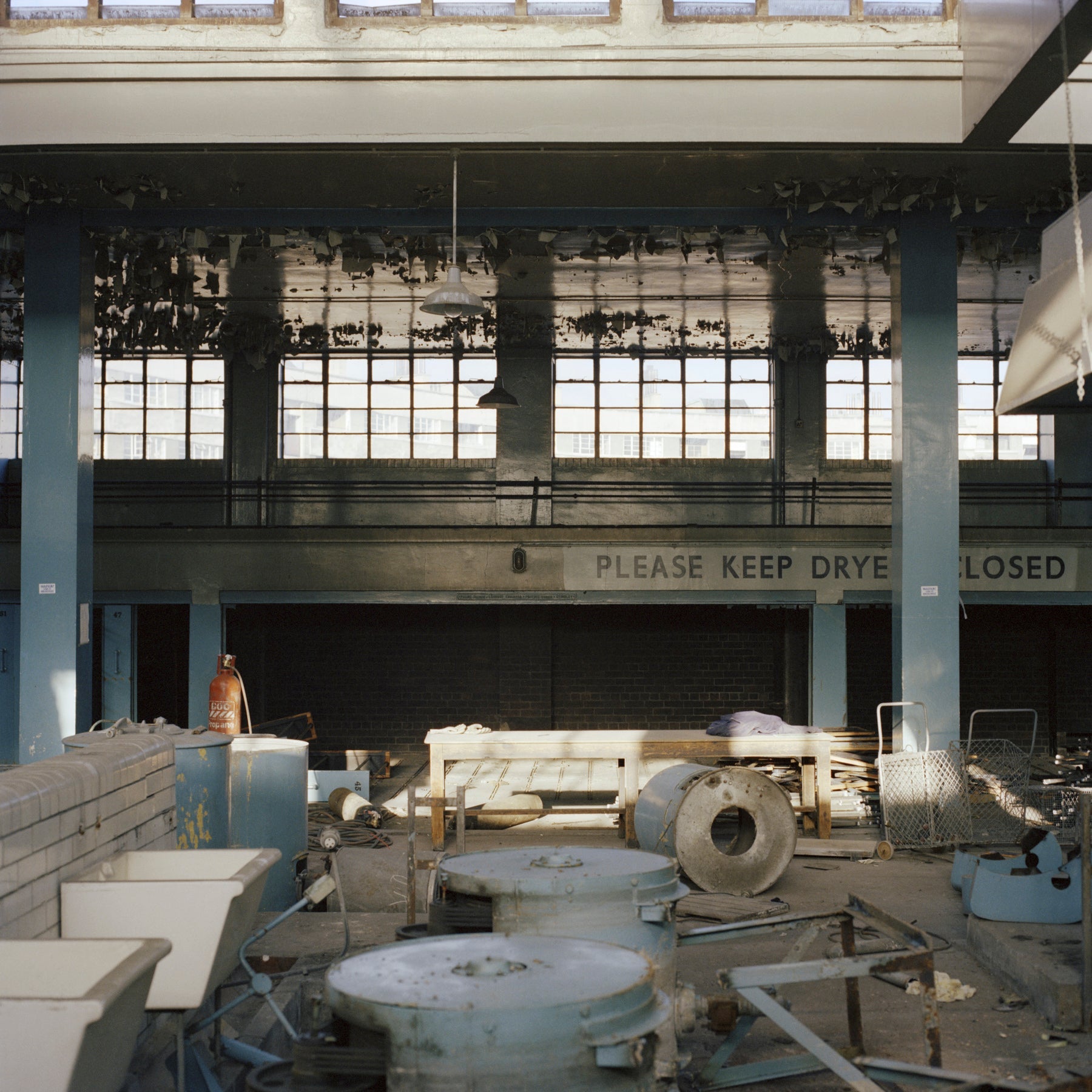 Laundry Interior, Quarry Hill Flats, Leeds, 1978 - 7x9" Print