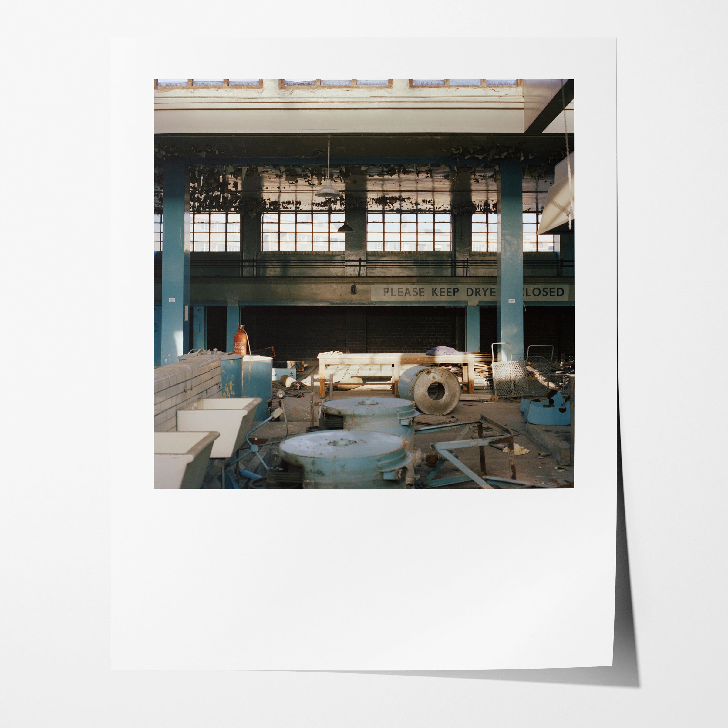 Laundry Interior, Quarry Hill Flats, Leeds, 1978