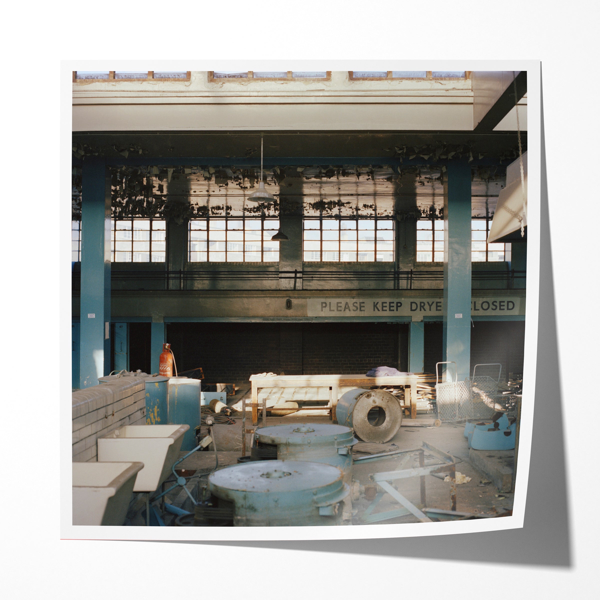 Laundry Interior, Quarry Hill Flats, Leeds, 1978