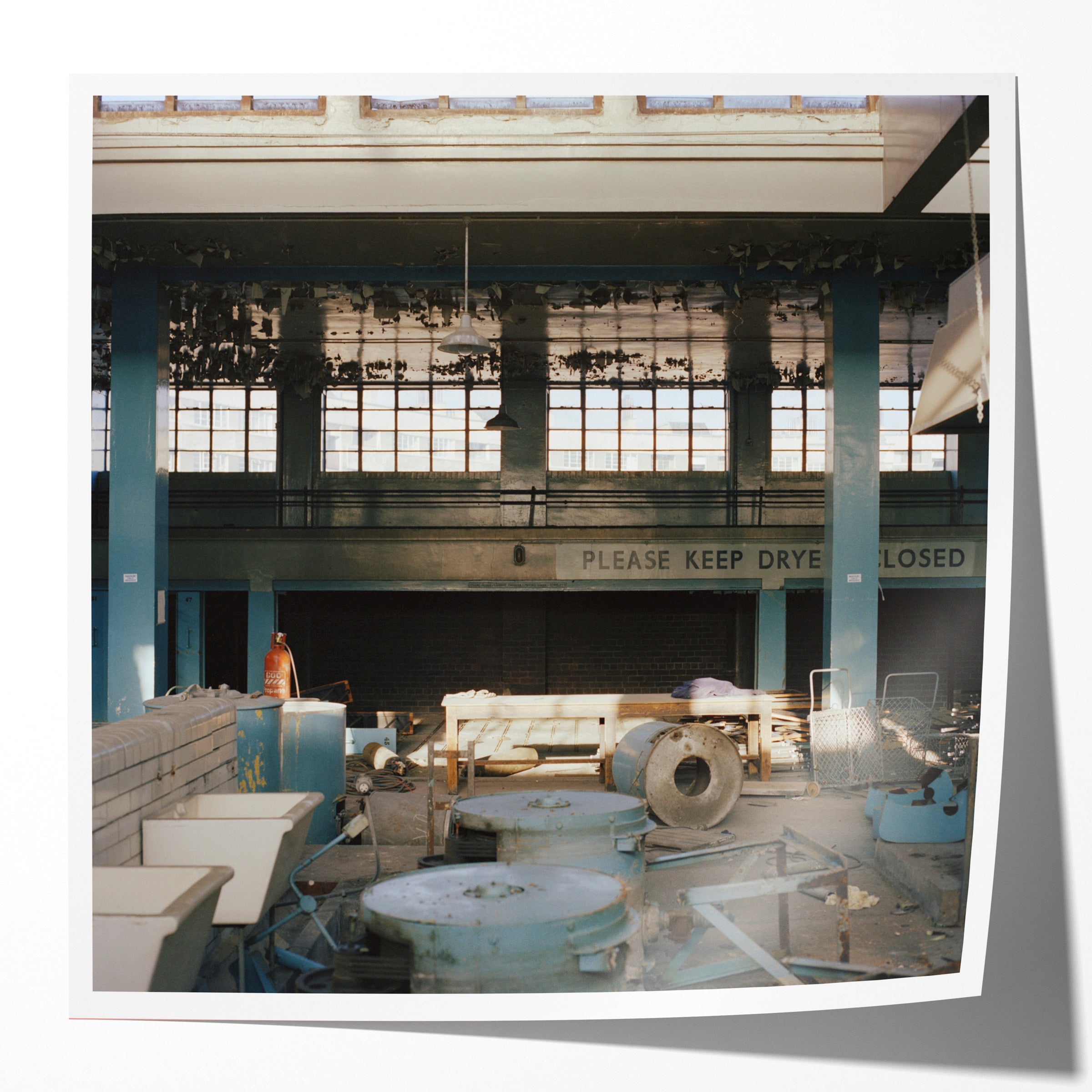 Laundry Interior, Quarry Hill Flats, Leeds, 1978