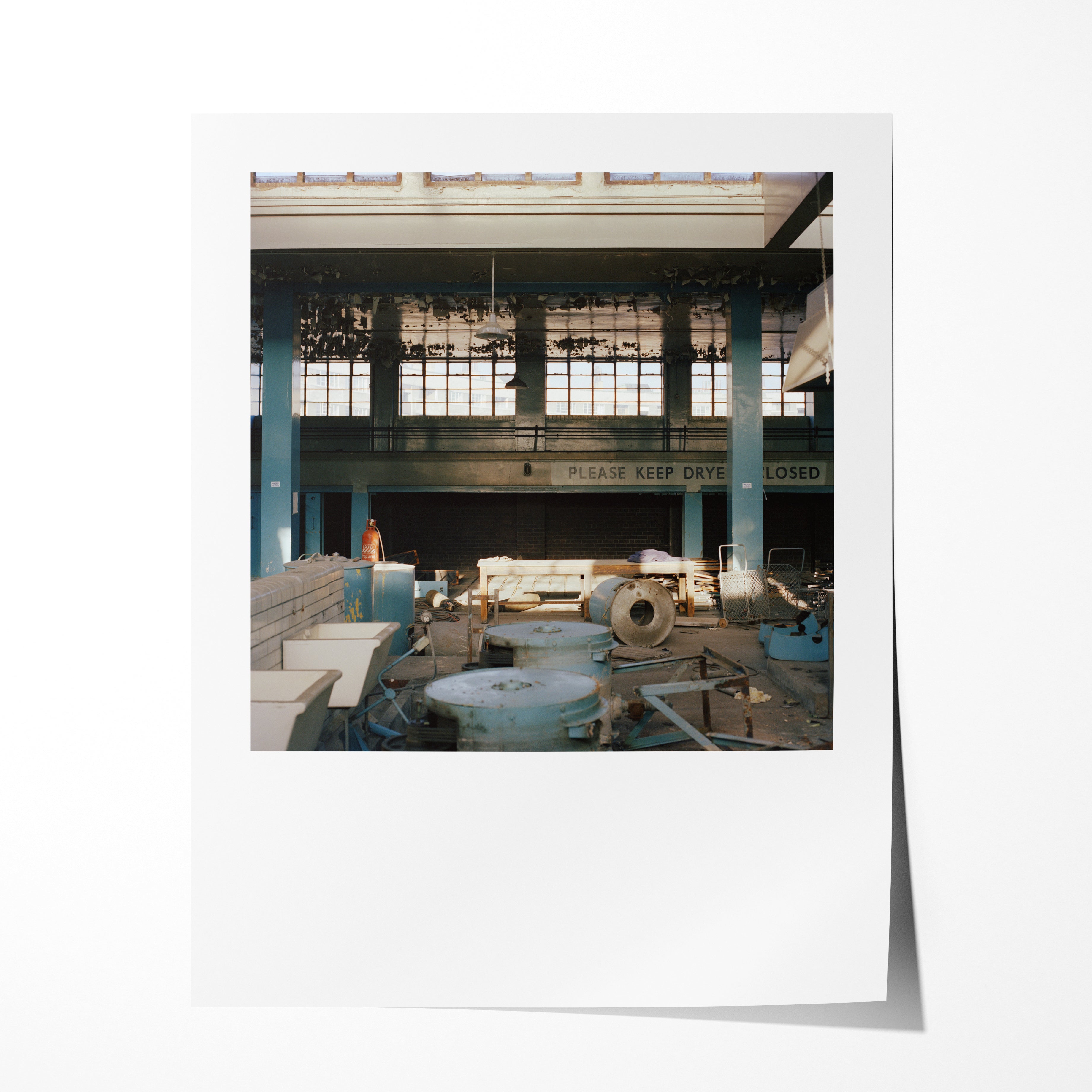 Laundry Interior, Quarry Hill Flats, Leeds, 1978