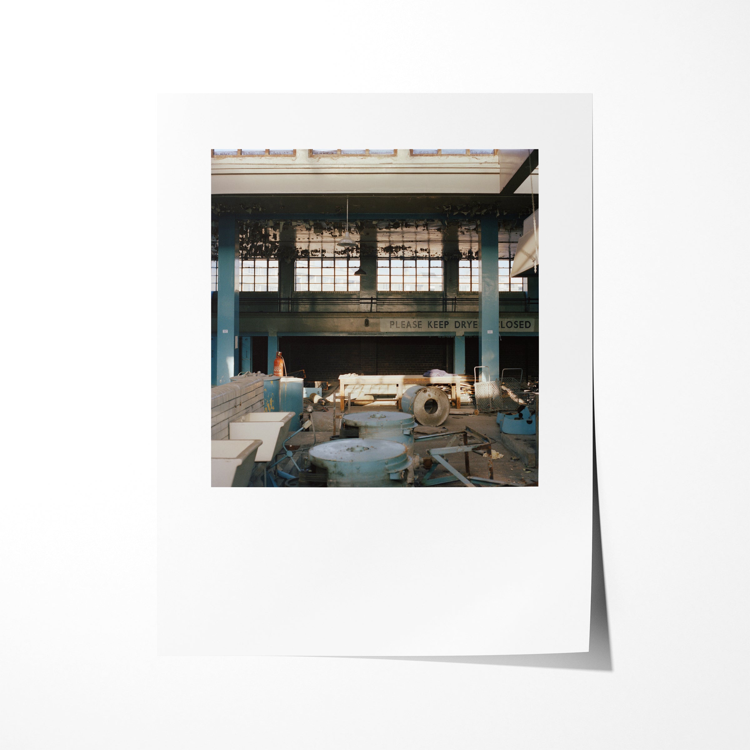 Laundry Interior, Quarry Hill Flats, Leeds, 1978