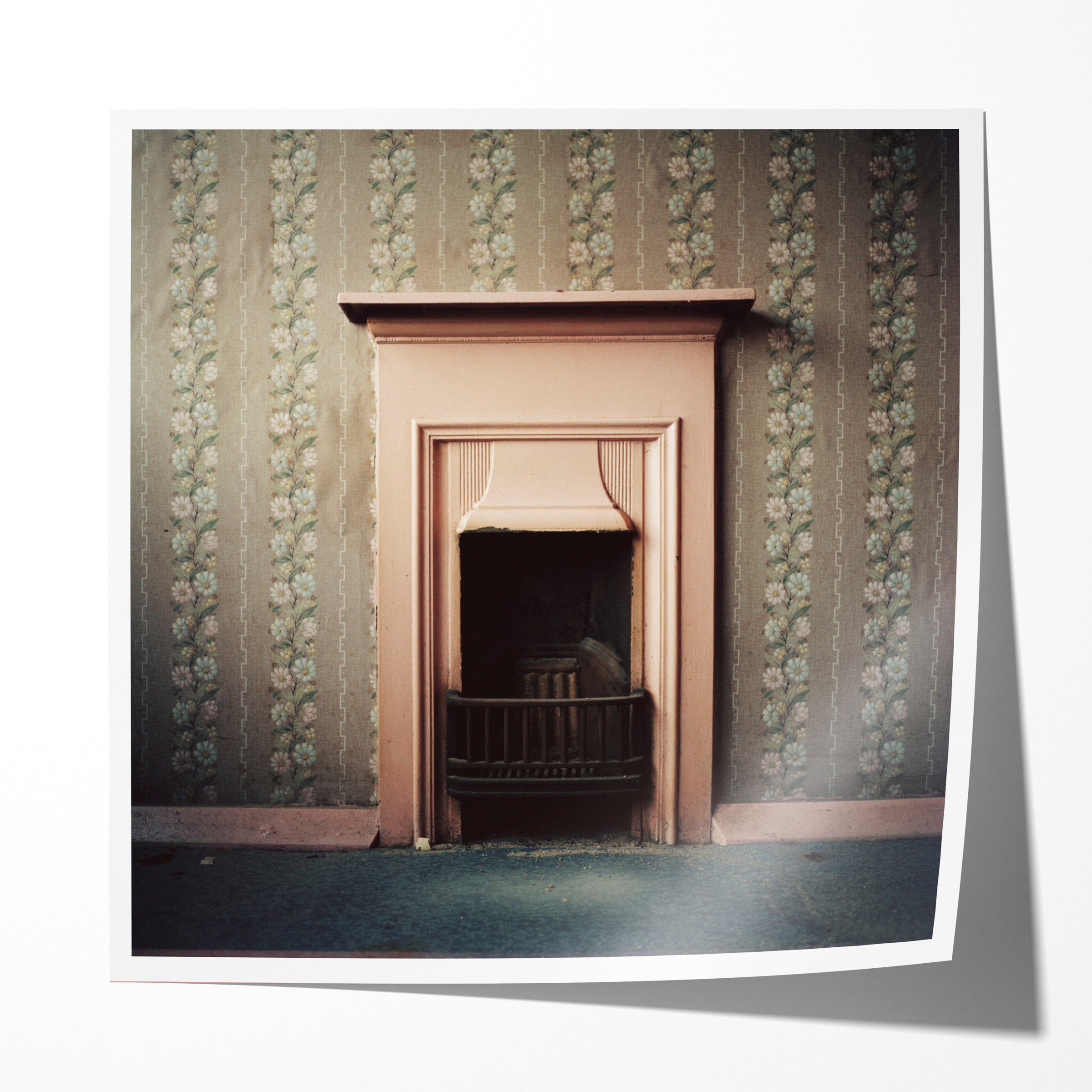 Fireplace, Quarry Hill Flats, Leeds, 1978